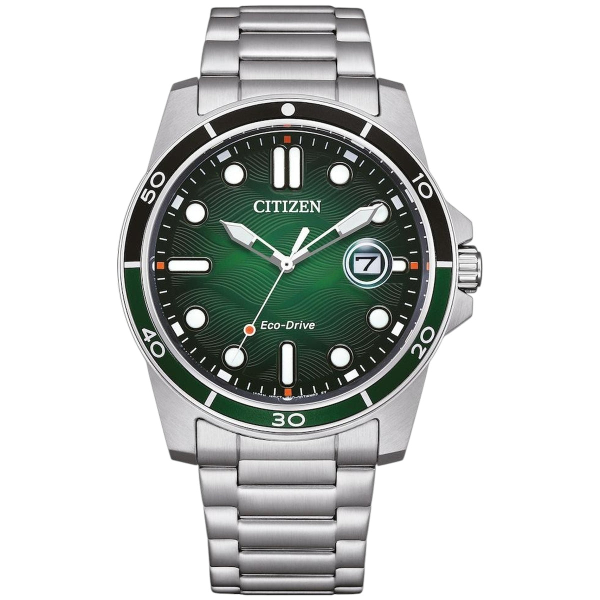 Orologio Citizen Marine Eco-Drive AW1811-82X da uomo verde
