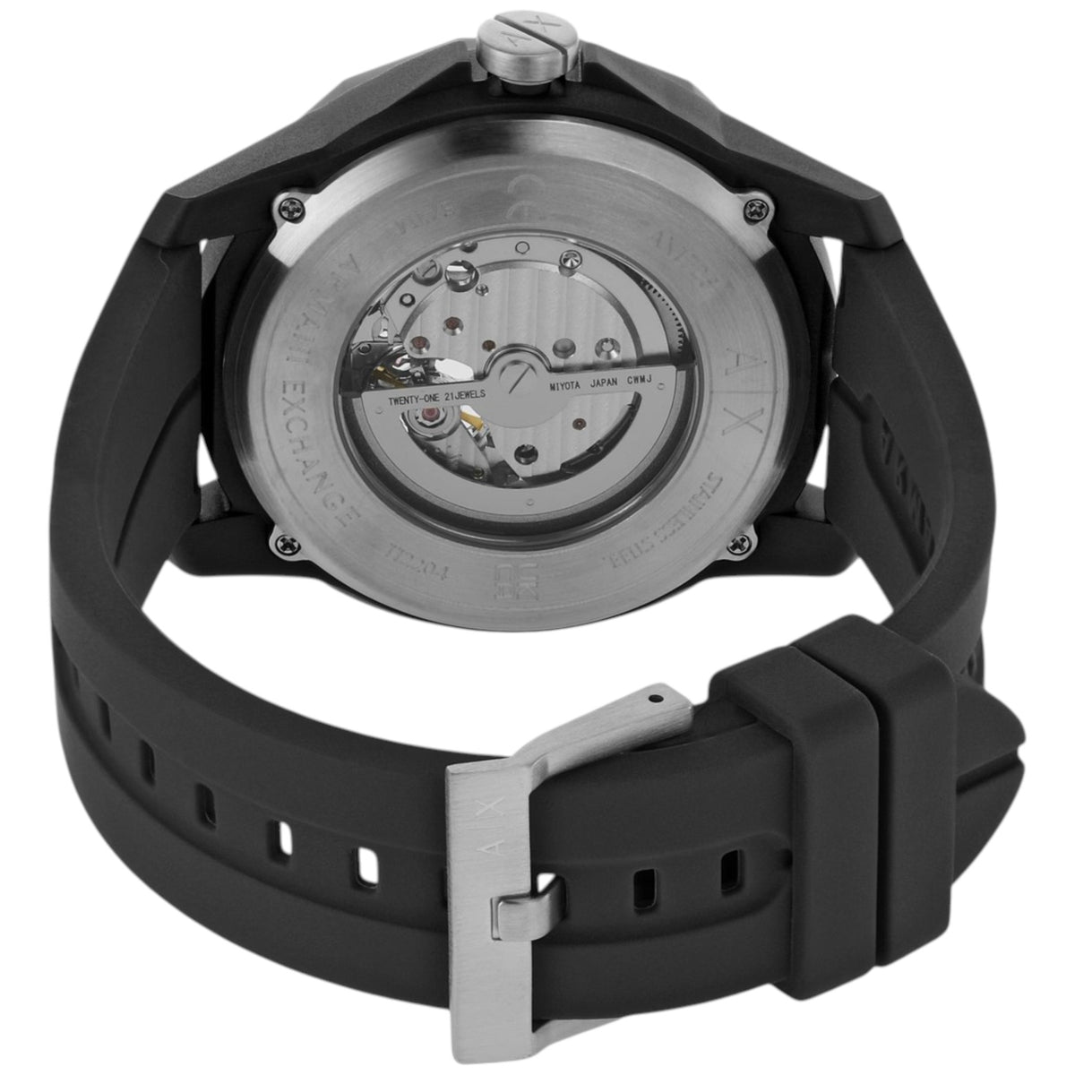 Armani Exchange Skelettzifferblatt AX1726 Herrenuhr Weiß