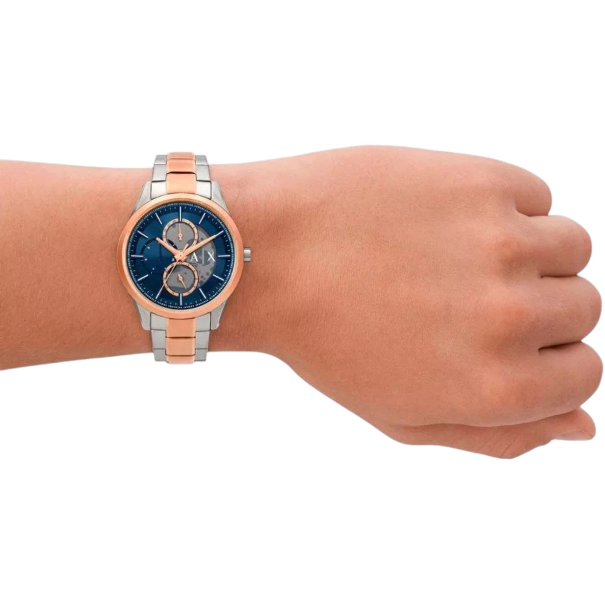 Reloj Armani Exchange AX1874 Hombre Azul Rosa Plateado