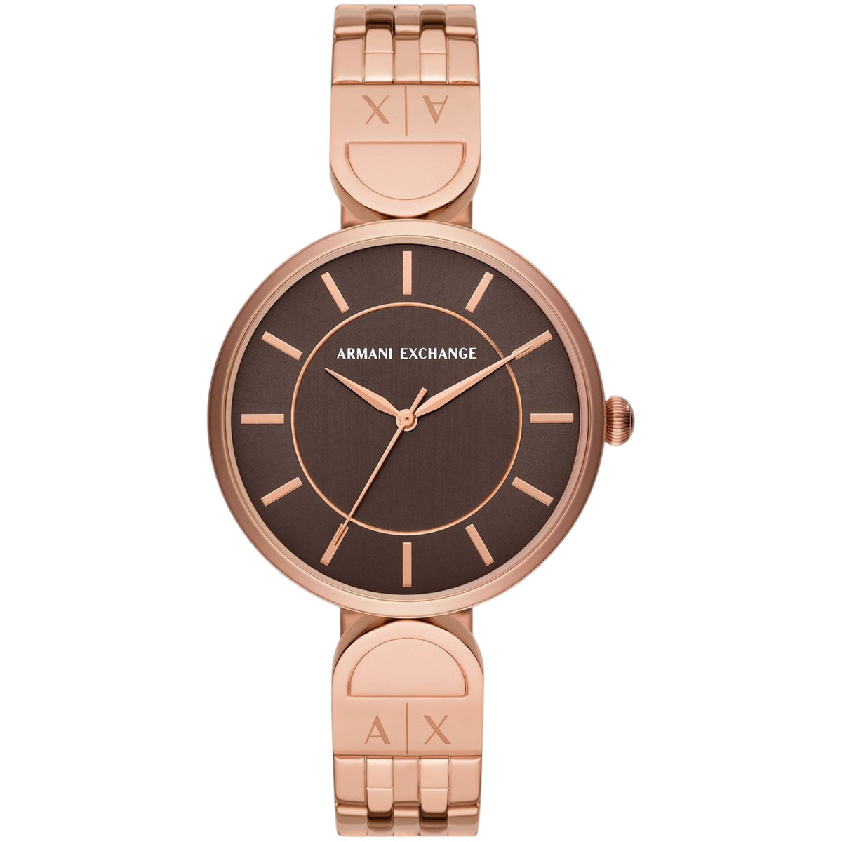 Armani Exchange AX5384 Women's Brown Rose Gold Watch