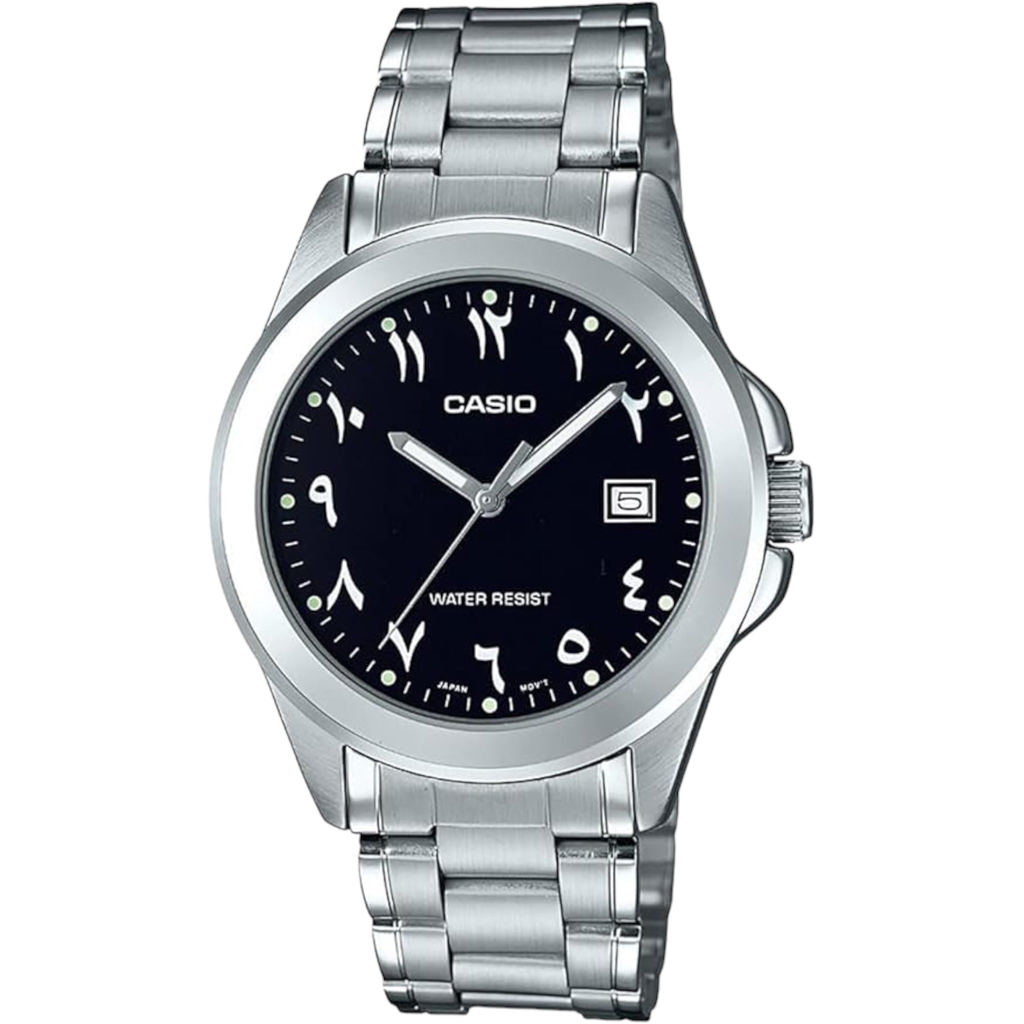 Montre Casio Arabic Dial Homme MTP-1215A-1B3 Noir