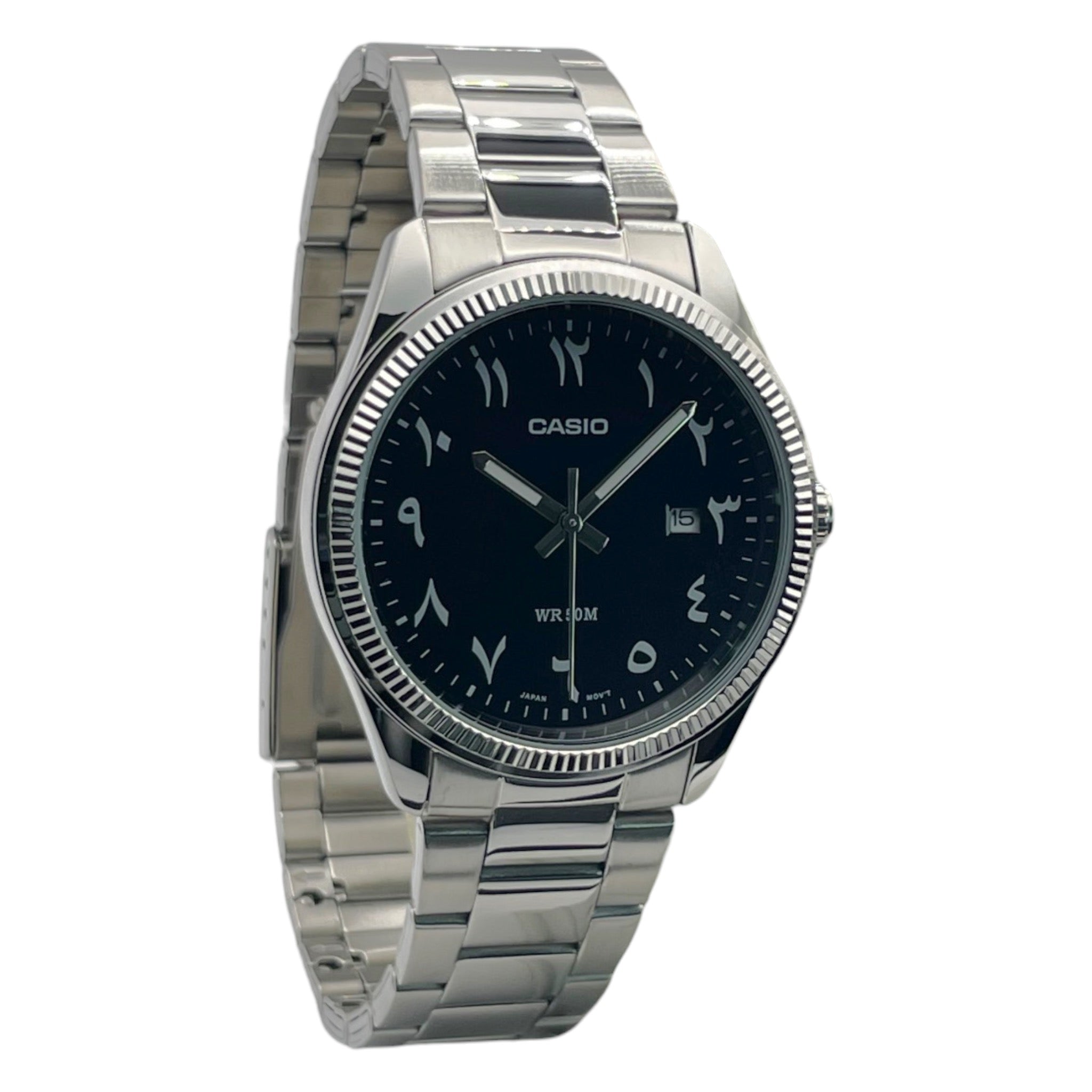Montre Casio Arabic Dial Homme MTP-1302D-1B3 Noir
