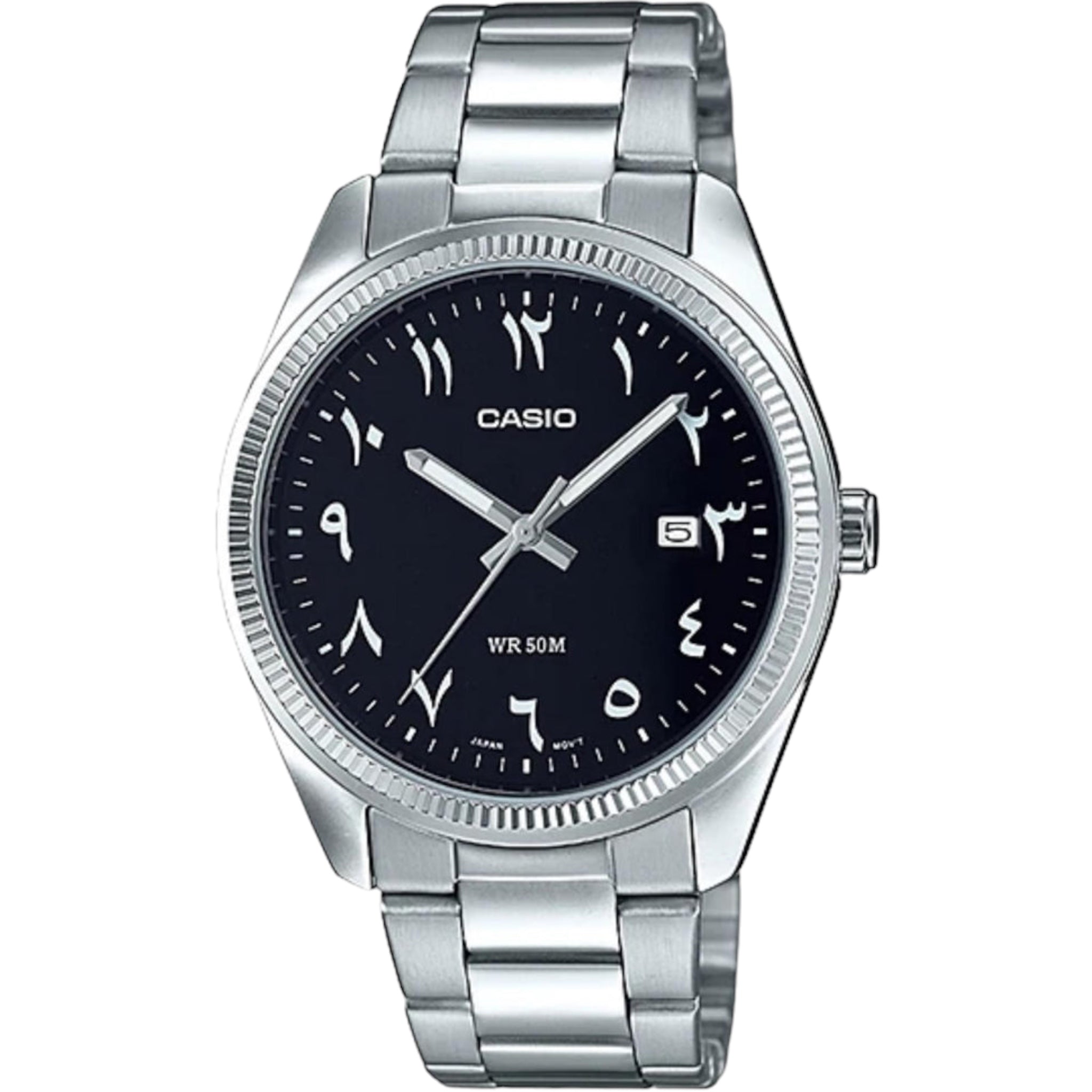 Montre Casio Arabic Dial Homme MTP-1302D-1B3 Noir