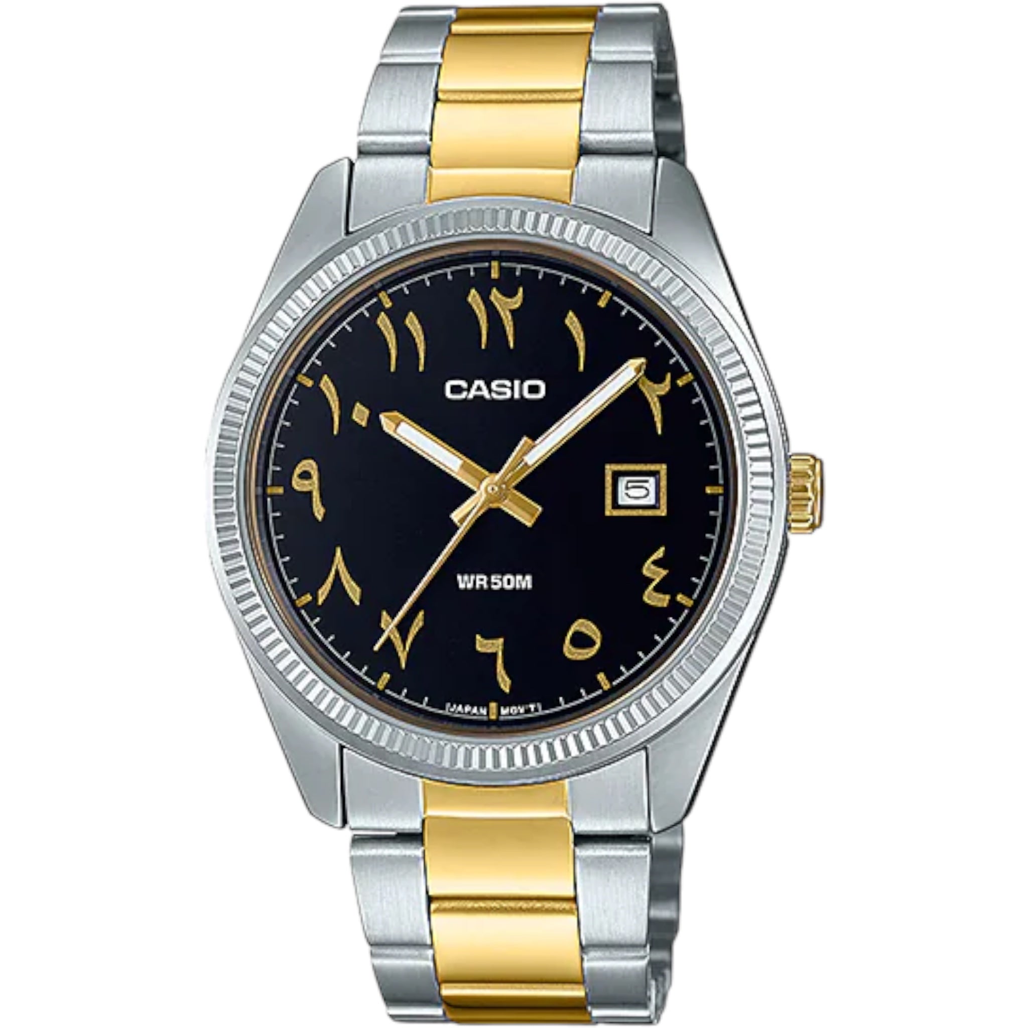 Casio Herrenuhr mit arabischem Zifferblatt MTP-1302SG-1B3