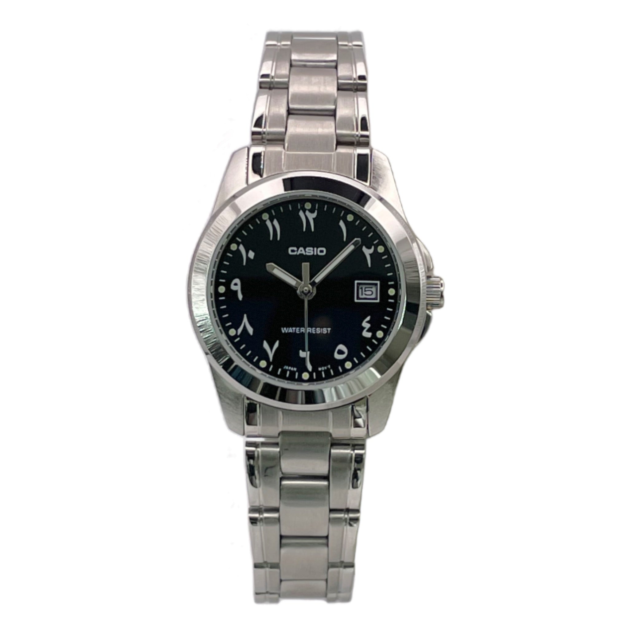 Montre Casio Arabic Dial Femme LTP-1215A-1B3 Noir