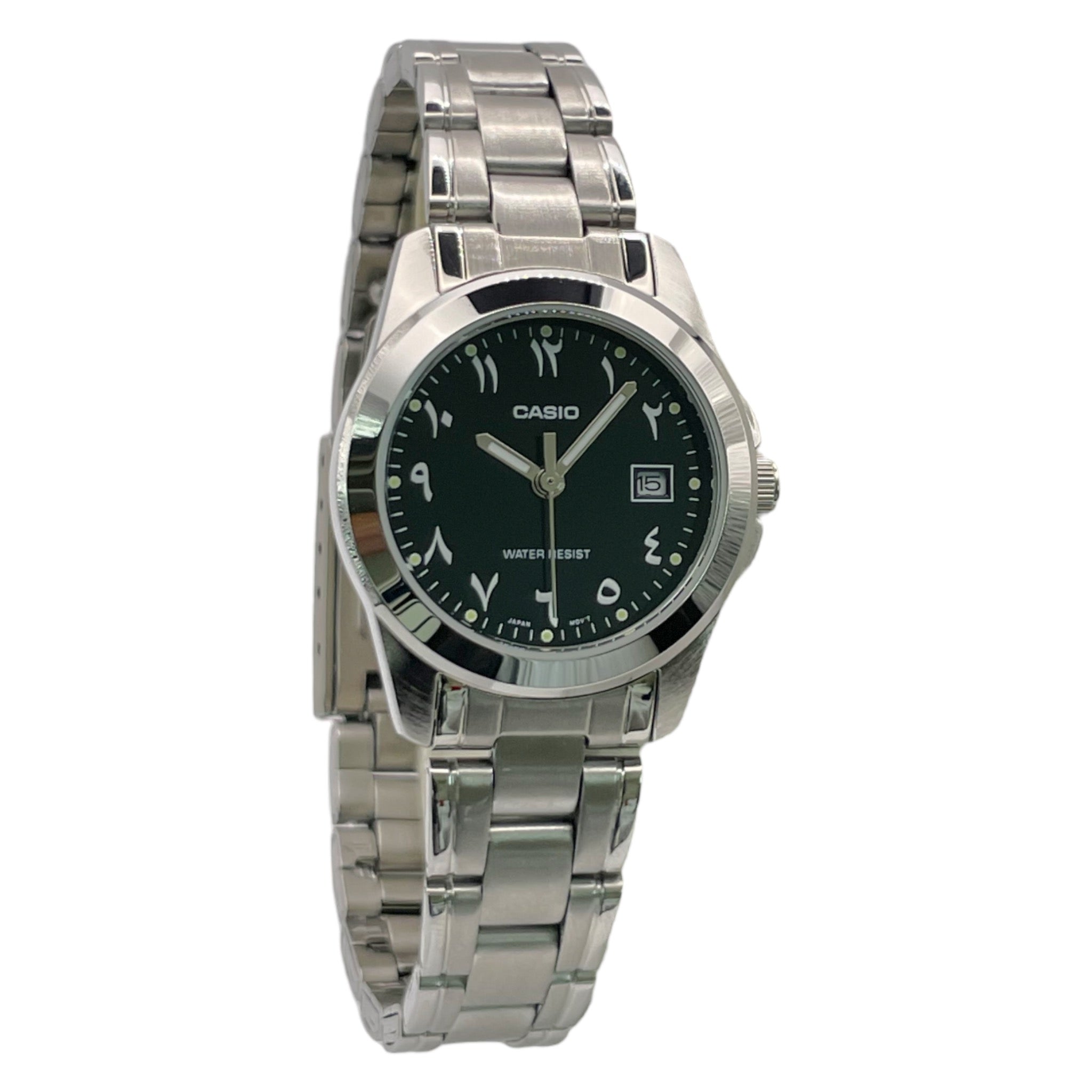Montre Casio Arabic Dial Femme LTP-1215A-1B3 Noir