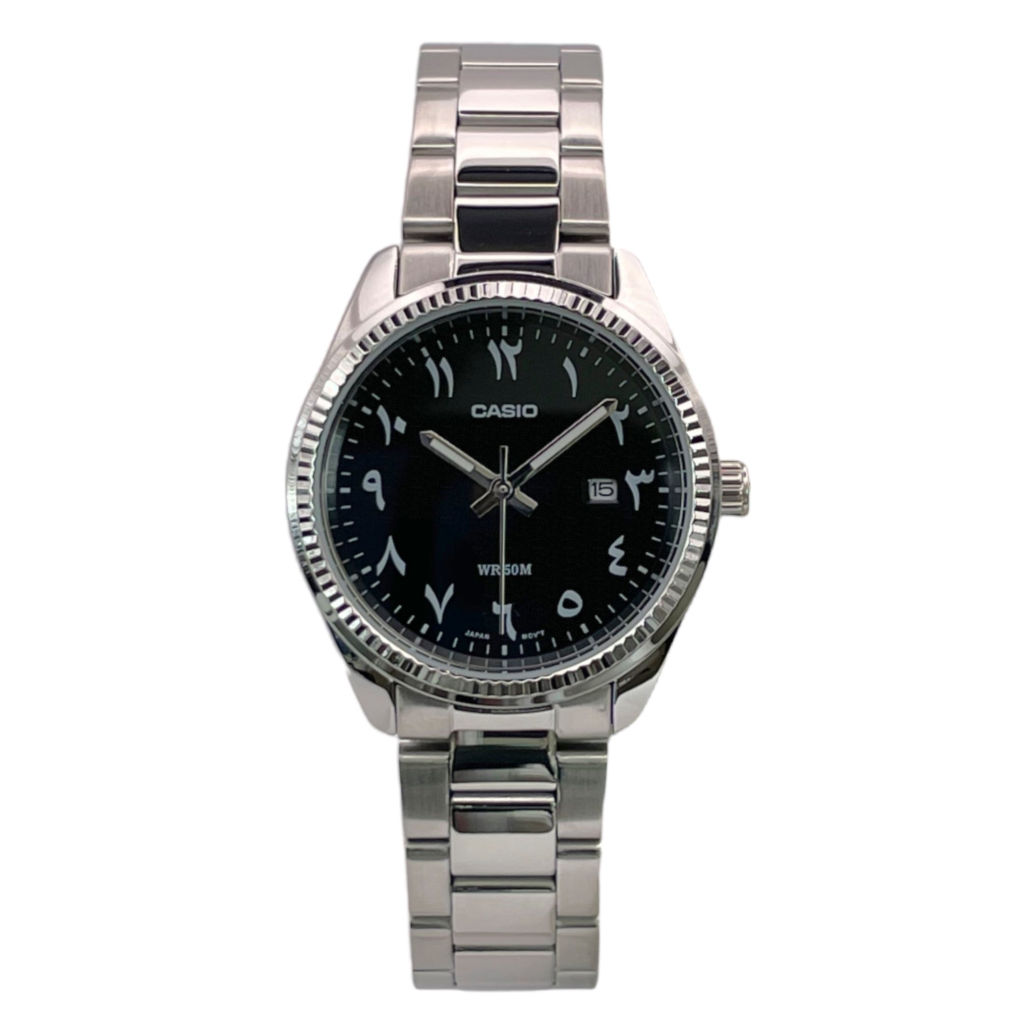 Montre Casio Arabic Dial Femme LTP-1302D-1B3 Noir