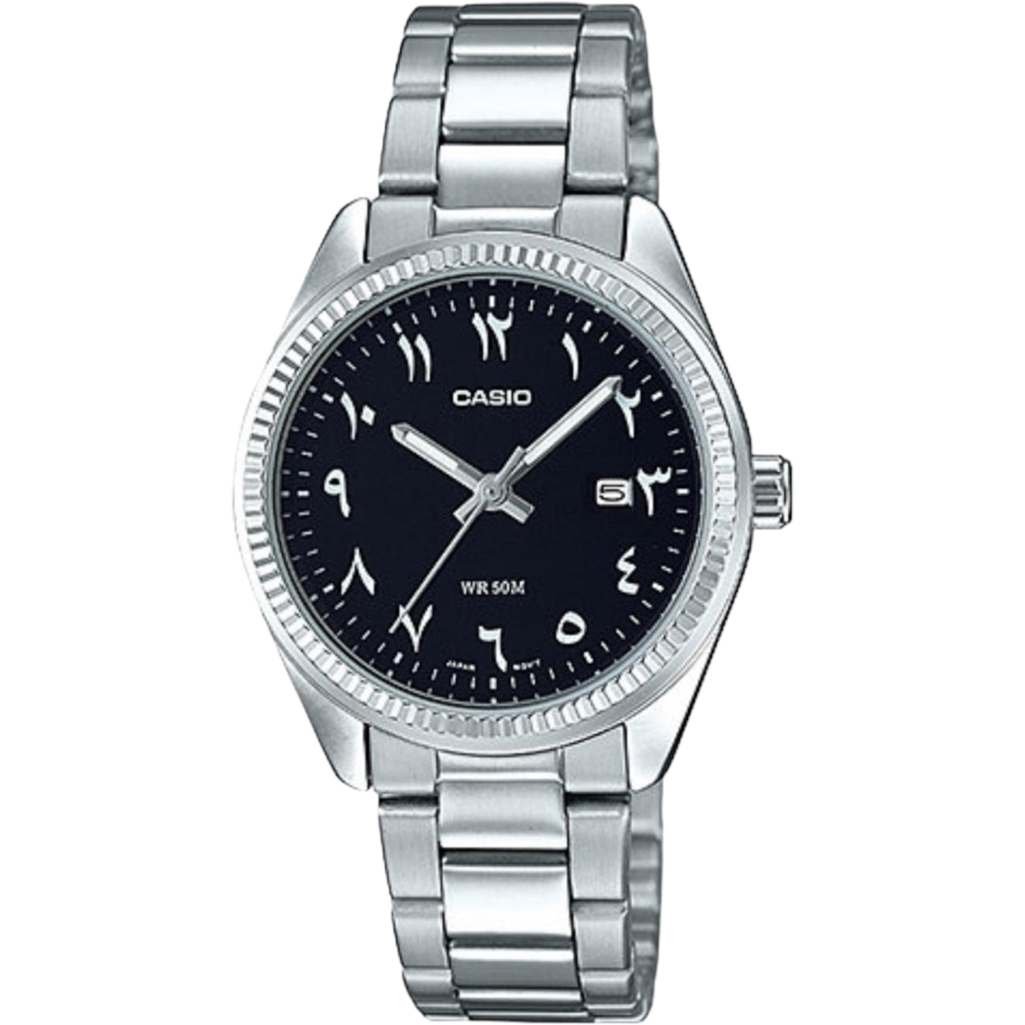 Montre Casio Arabic Dial Femme LTP-1302D-1B3 Noir