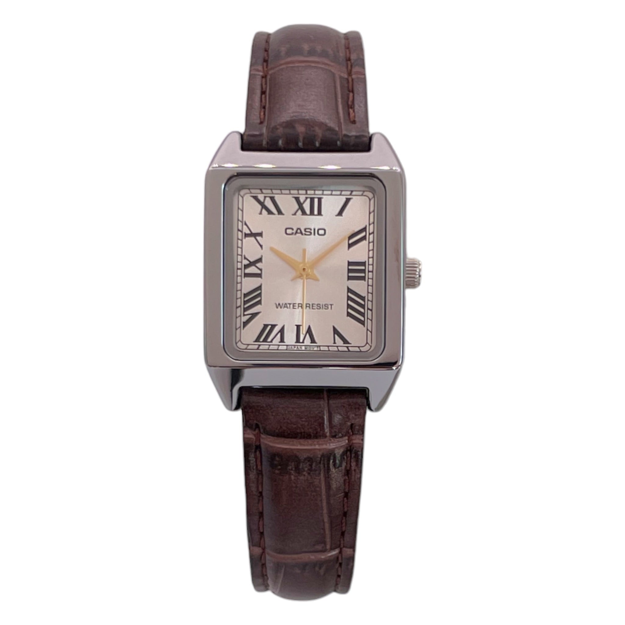 Casio Vintage Standard Damenuhr mit römischem Zifferblatt LTP-V007L-9B