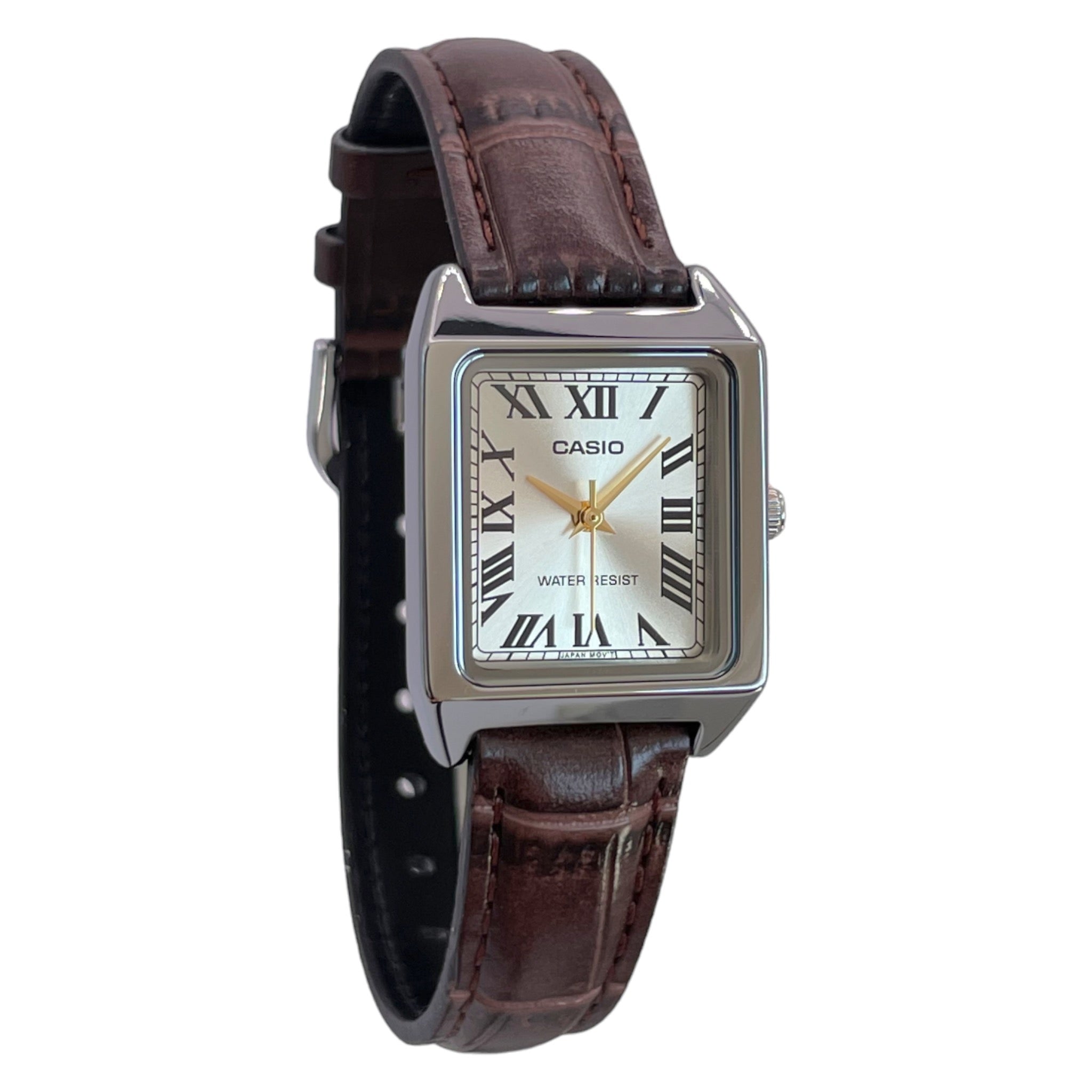 Casio Vintage Standard Damenuhr mit römischem Zifferblatt LTP-V007L-9B