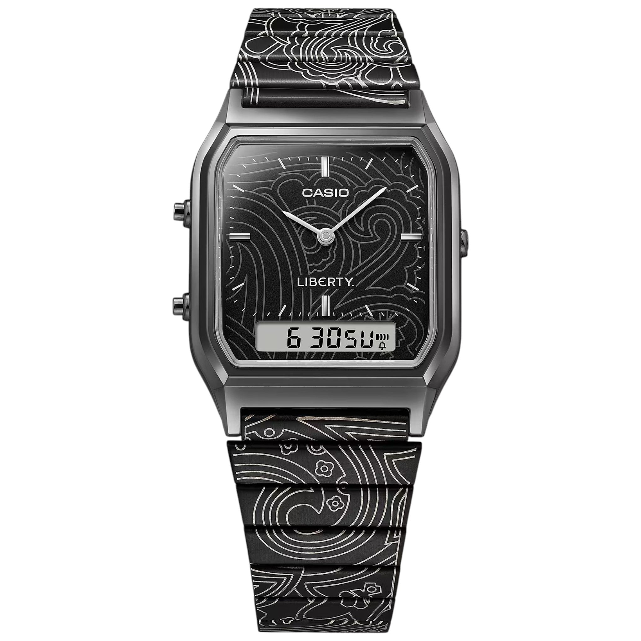 Unisex Casio Vintage Watch AQ-230EBLT-1A Black Liberty London Limited Edition