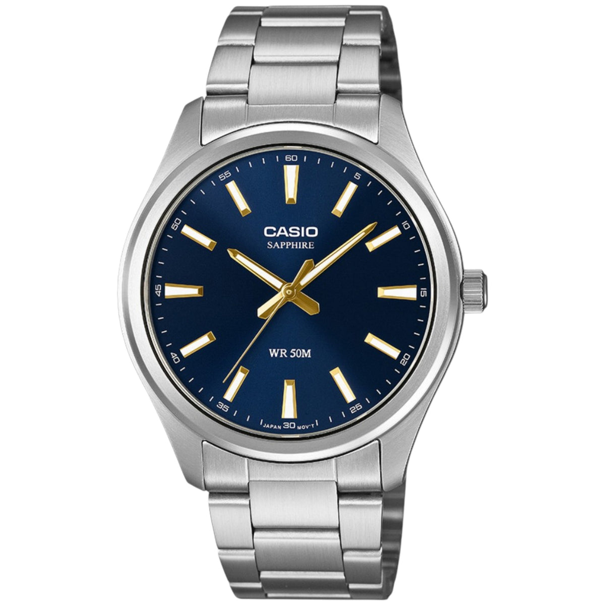 Montre Casio MTS-120D-2AV Bleu Saphir Homme