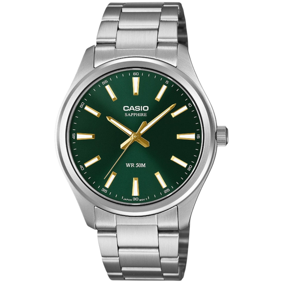 Montre Casio MTS-120D-3AV Vert Saphir Homme