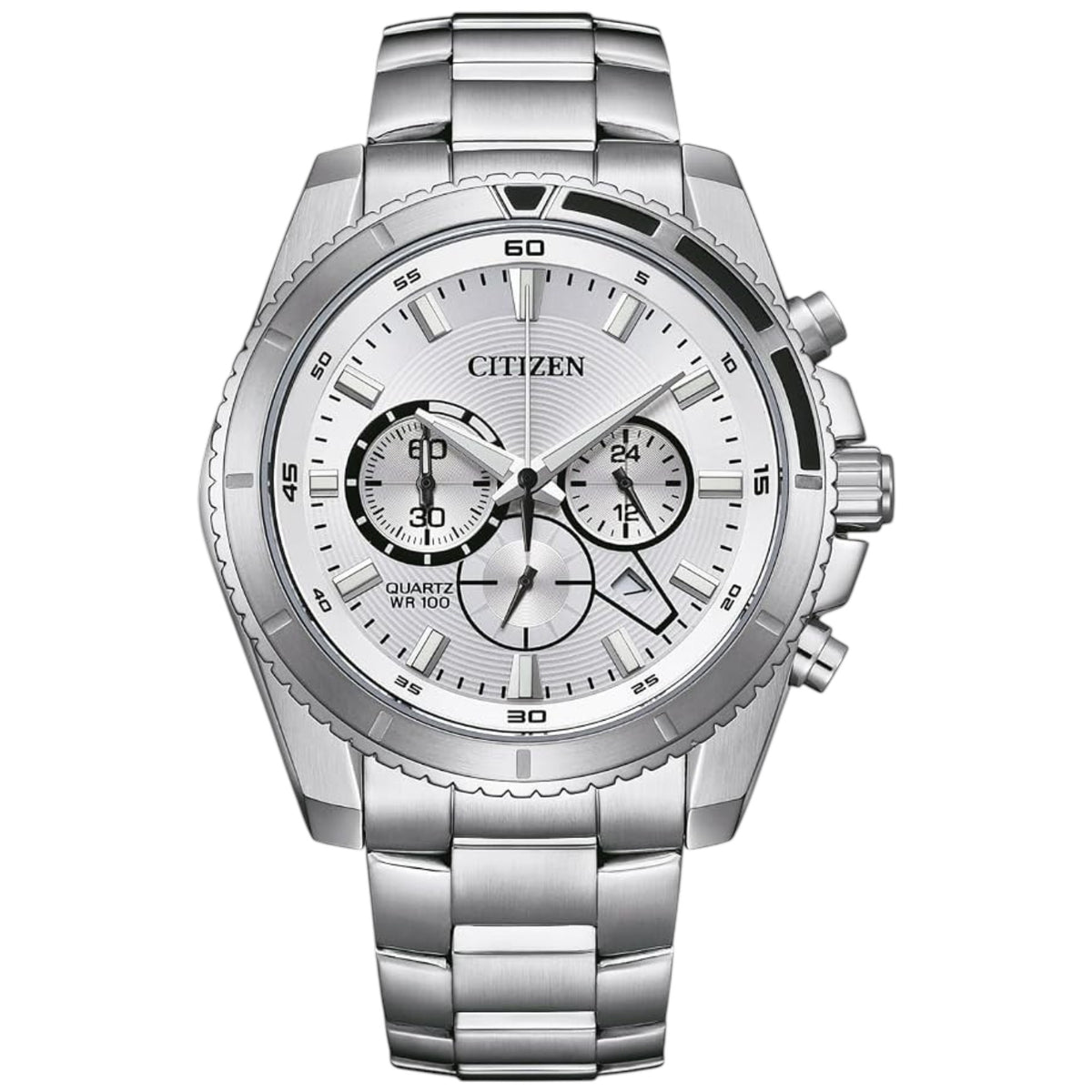 Orologio Citizen AN8200-50A da uomo Argento Nero