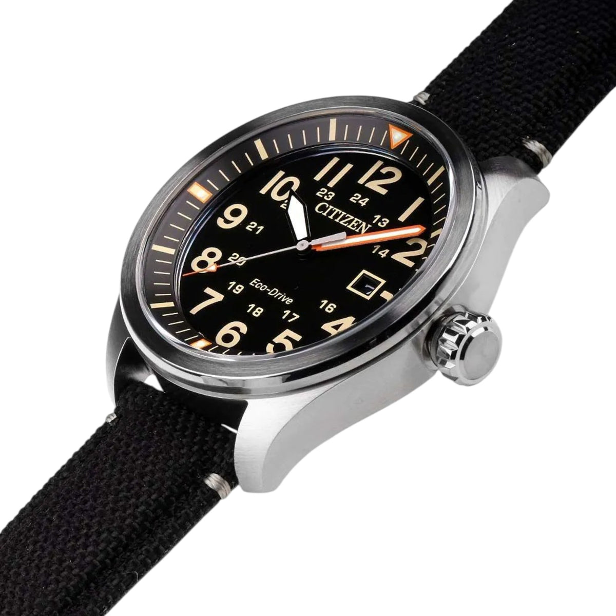 Citizen Eco-Drive AW5000-24E Herenhorloge Zwart