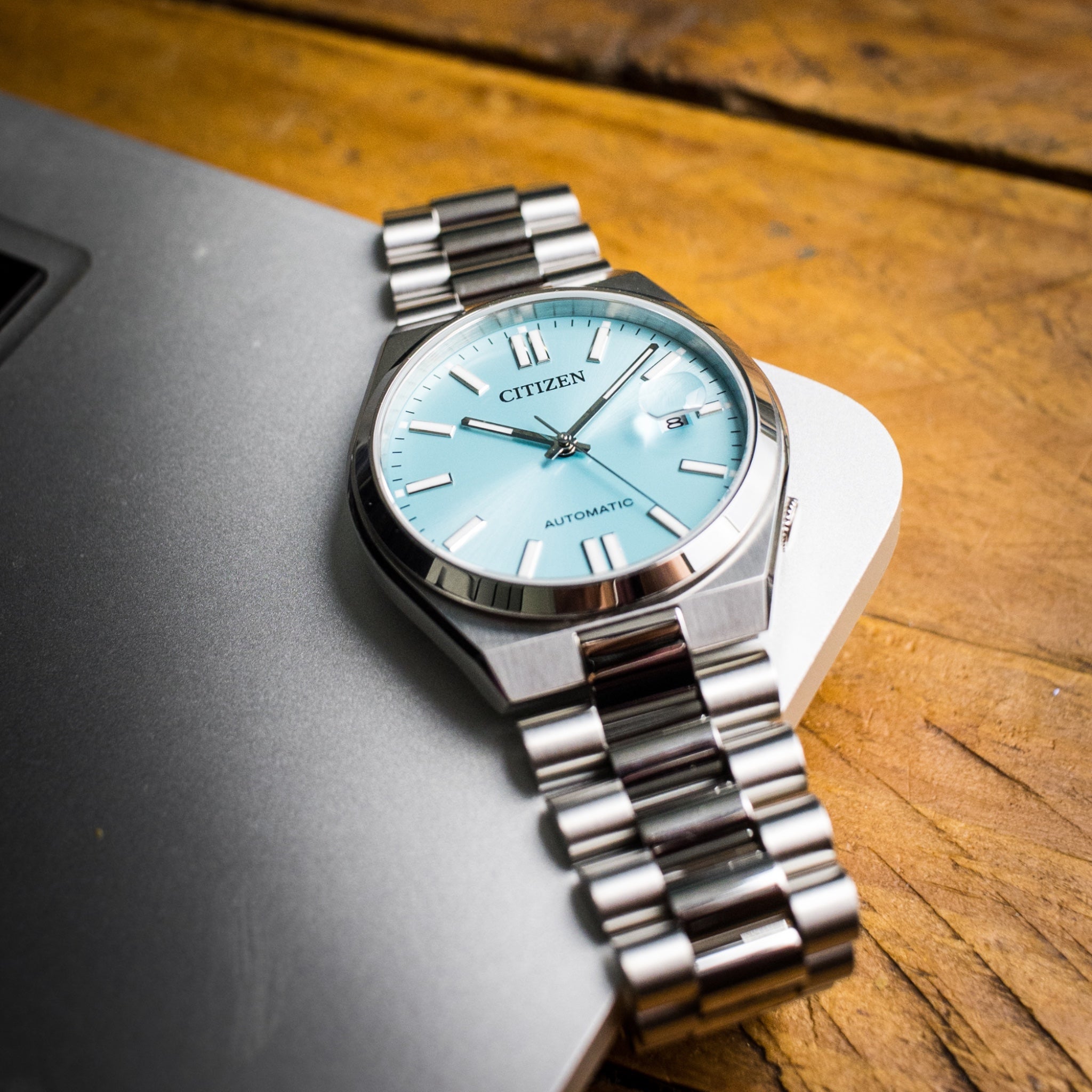 Citizen Tsuyosa Blaue Uhr NJ0151-88M