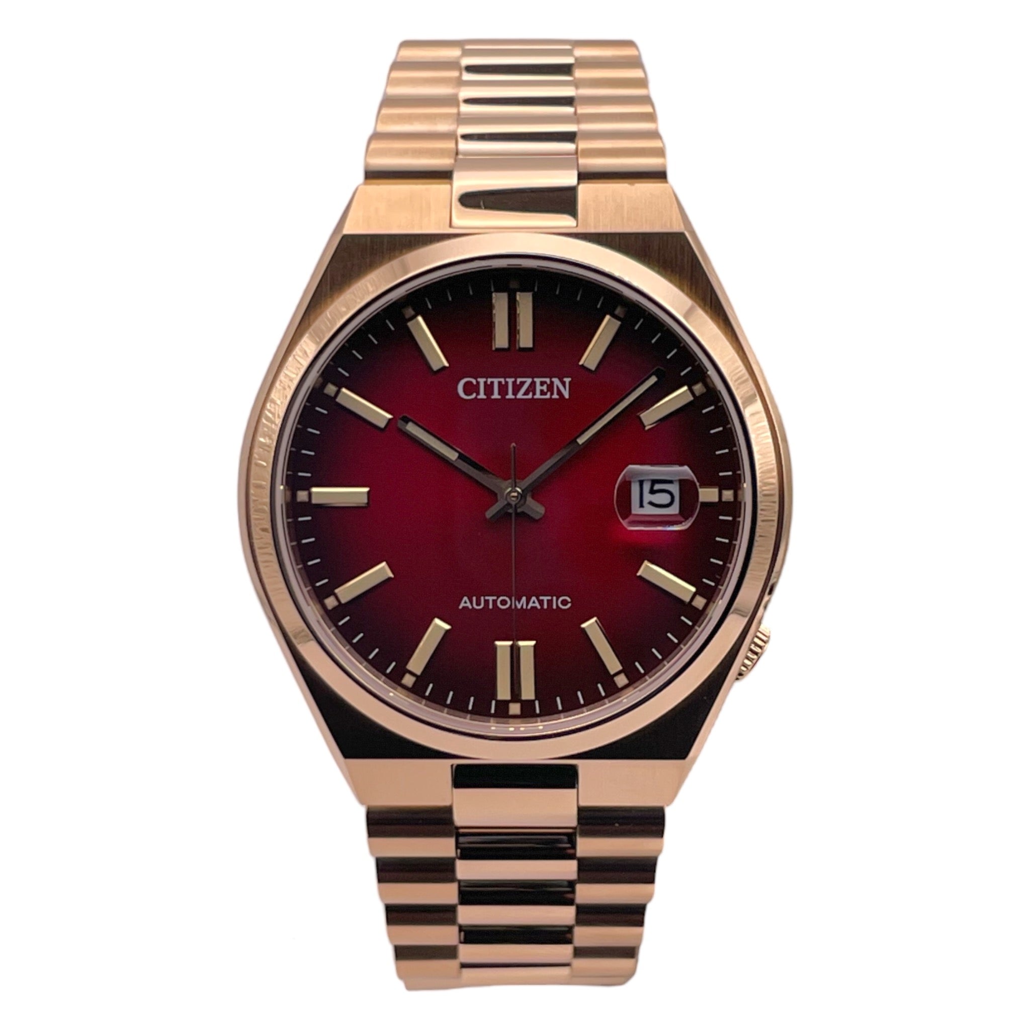 Citizen Tsuyosa red and gold watch NJ0153-82X