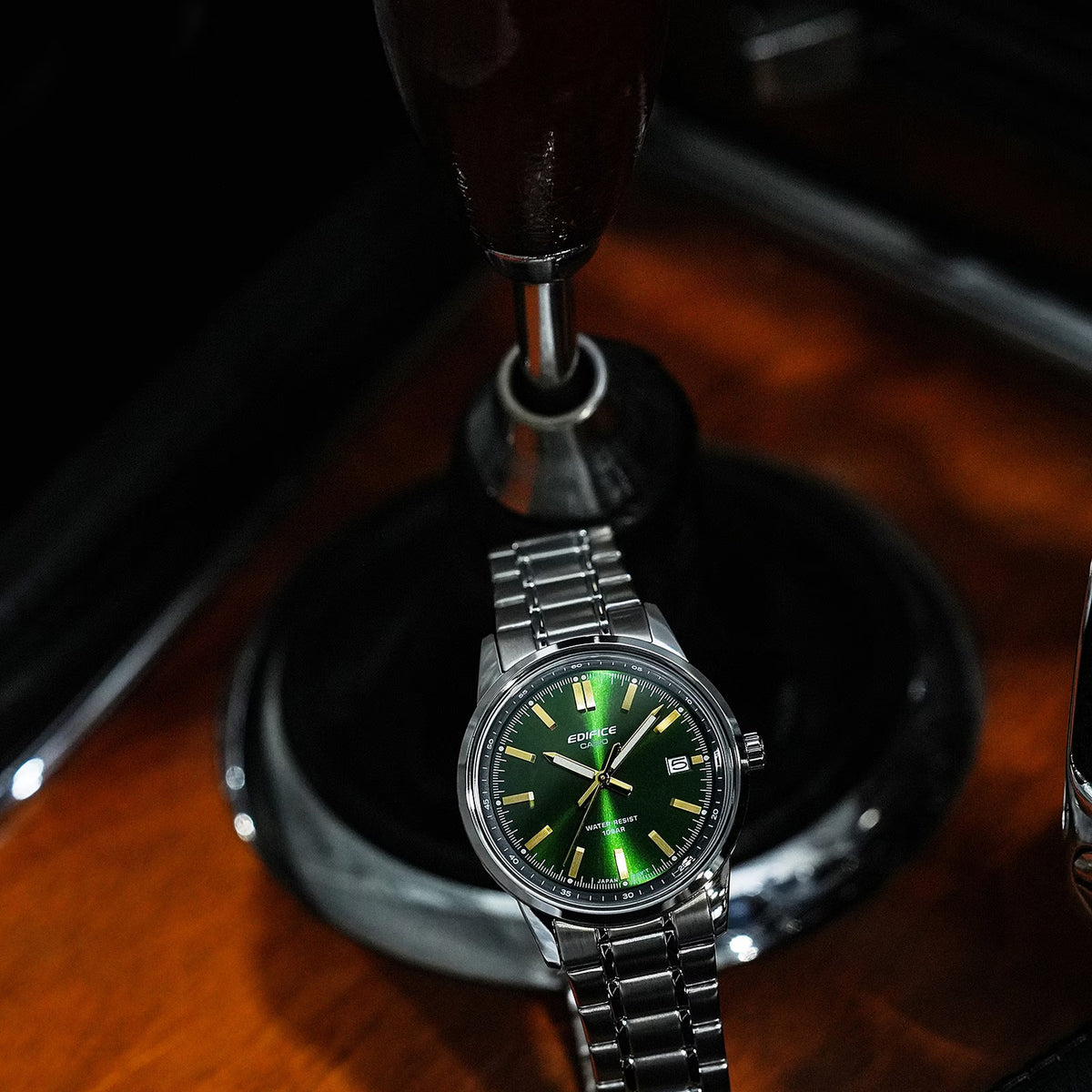 Montre Casio Edifice EFR-109D-3A Ronde Vert Homme