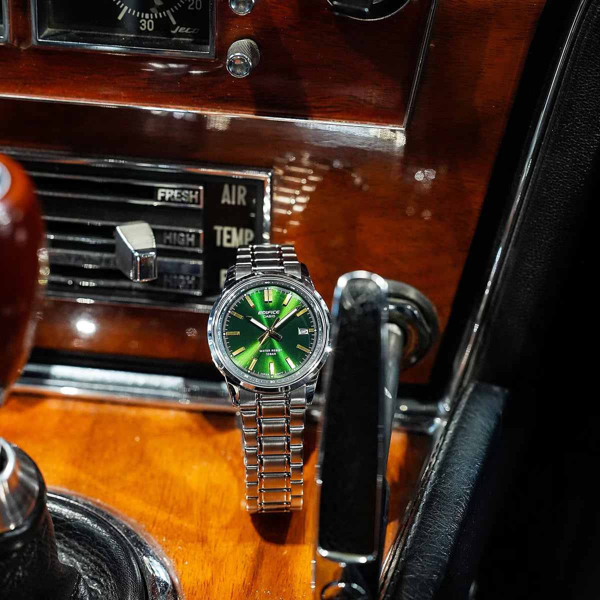 Montre Casio Edifice EFR-109D-3A Ronde Vert Homme