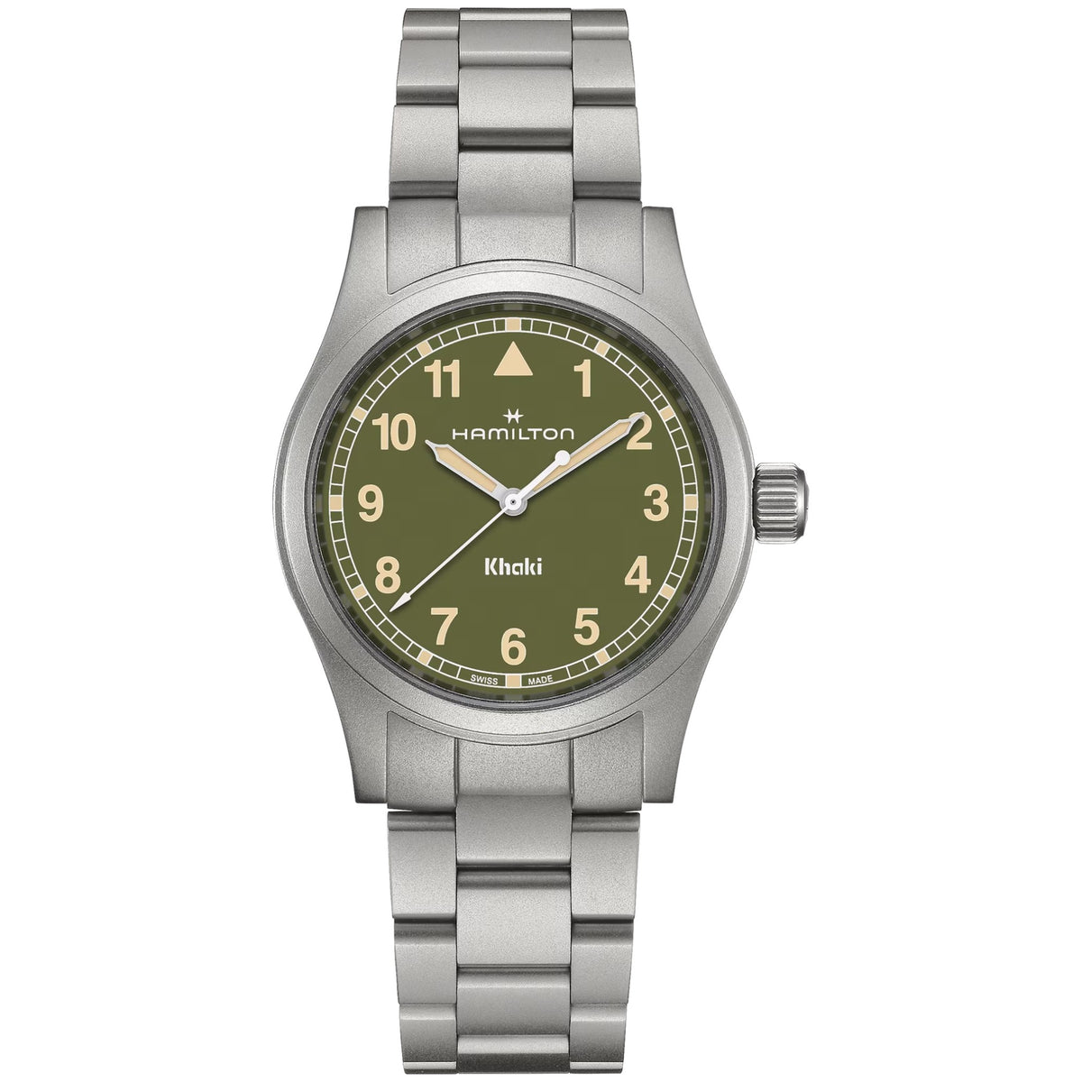 Montre Hamilton Khaki Field Automatique H69401160 Homme Vert
