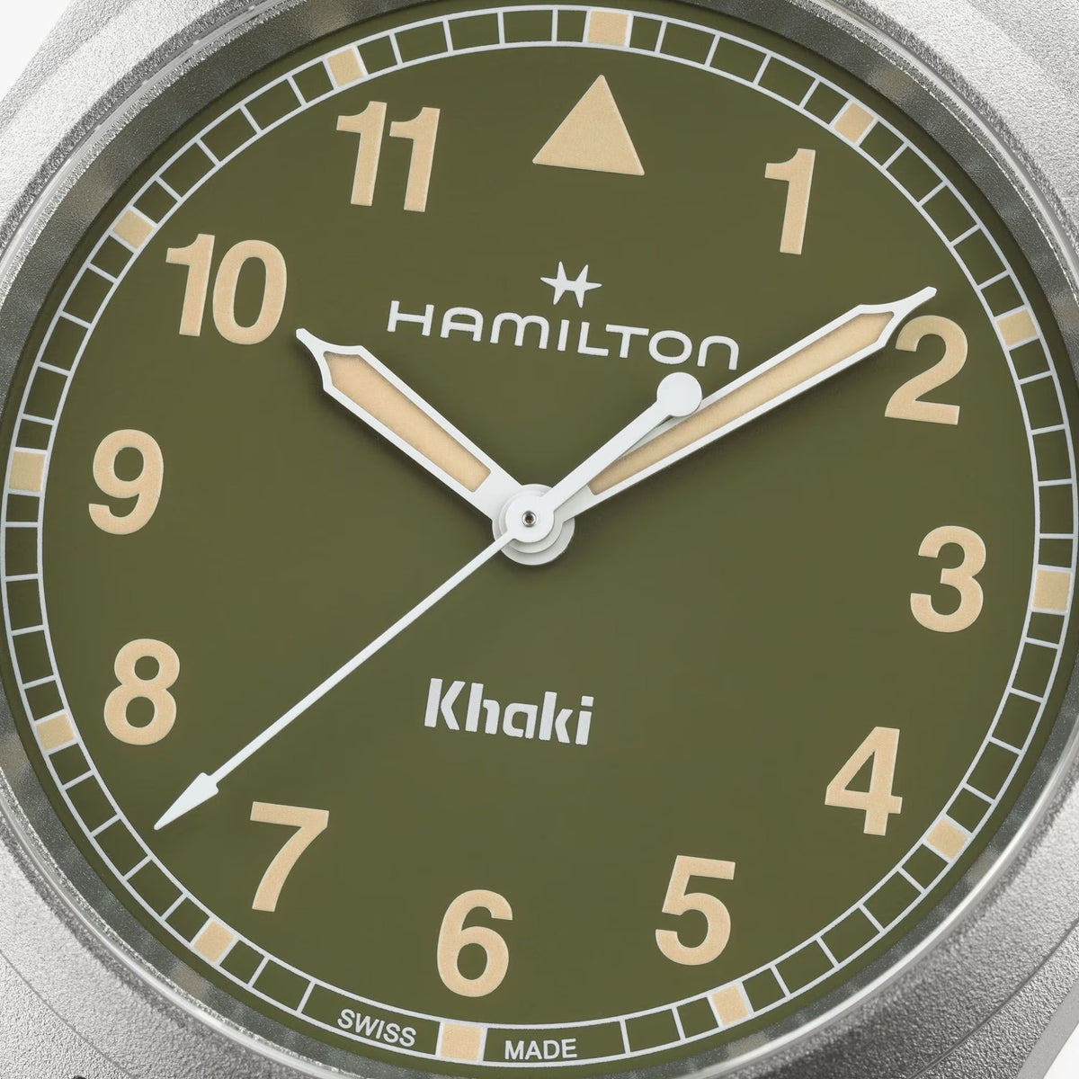 Montre Hamilton Khaki Field Automatique H69401160 Homme Vert