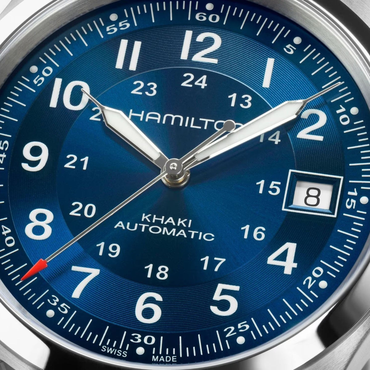 Hamilton Khaki Field Automatic H70455140 Men's Blue Watch