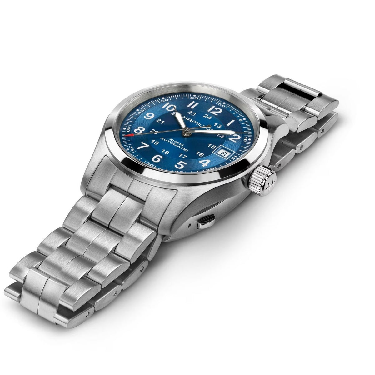 Hamilton Khaki Field Automatic H70455140 Men's Blue Watch
