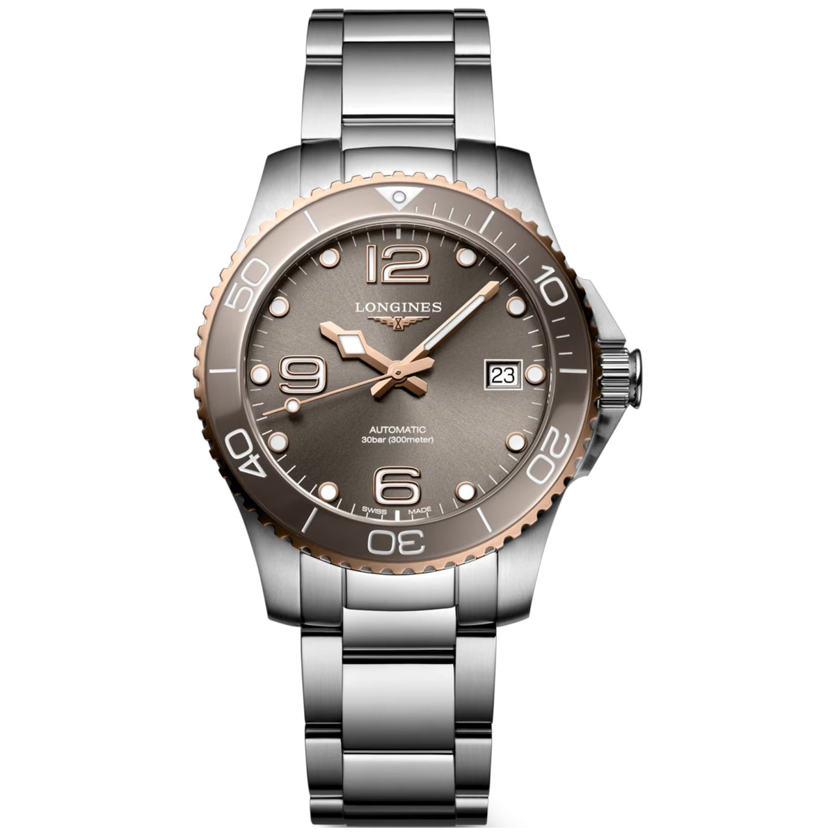 Longines HydroConquest L3.780.3.78.6 Men's Watch Grey