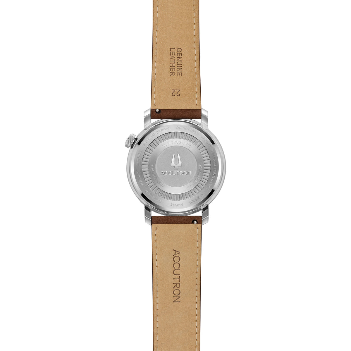 Montre Bulova 26A214 Electrostatic 43.5mm Cuir Rouge Homme