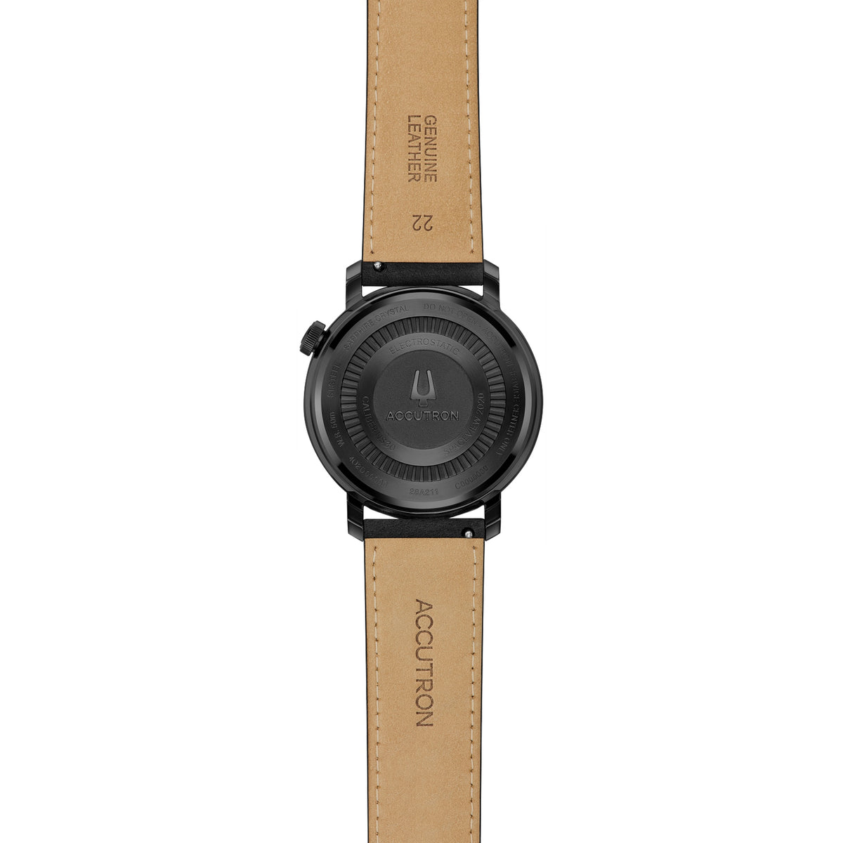 Montre Bulova 28A211 Electrostatic 43.5mm Cuir Noir Homme