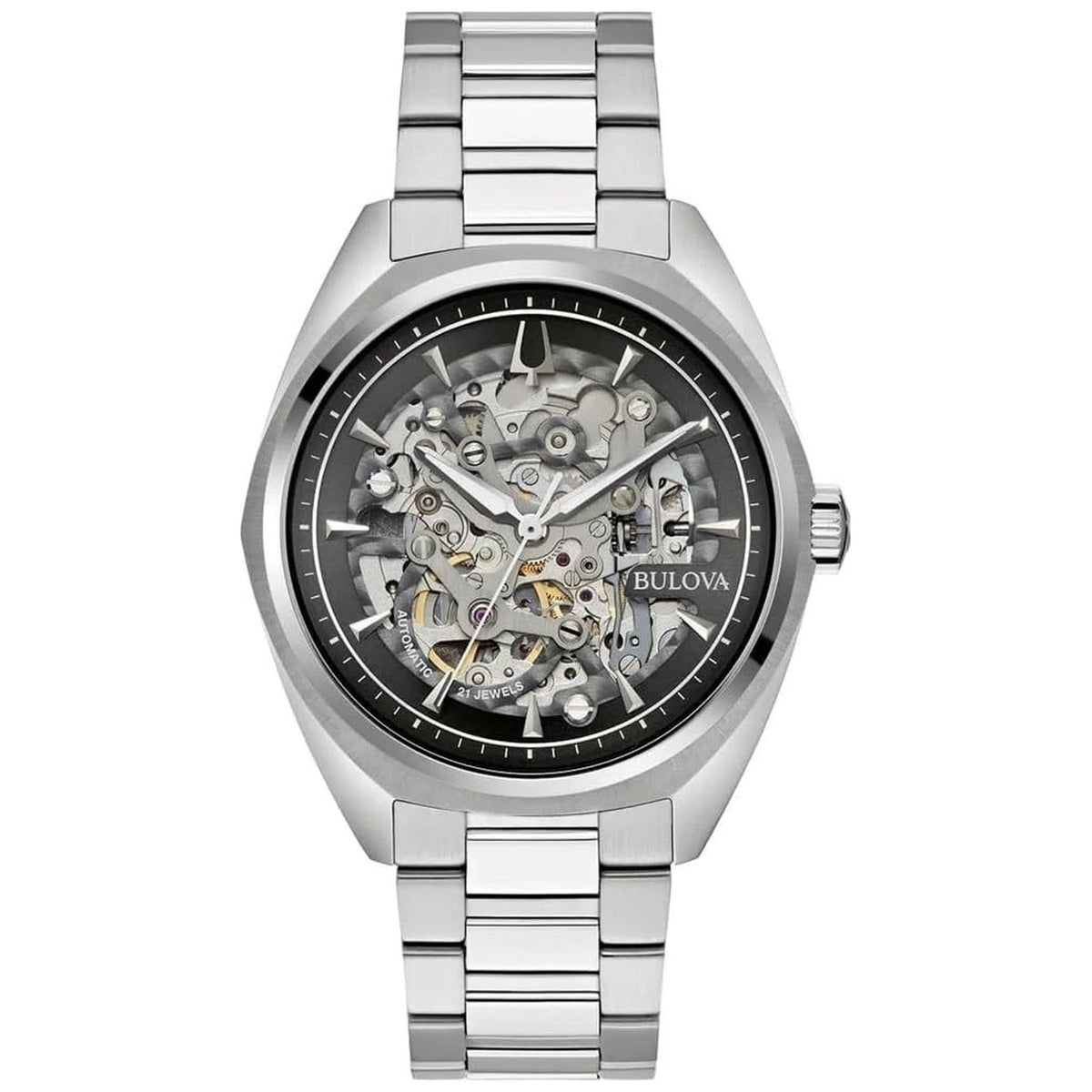 Bulova 96A293 Classic Automatik-Herrenuhr 41mm Schwarz