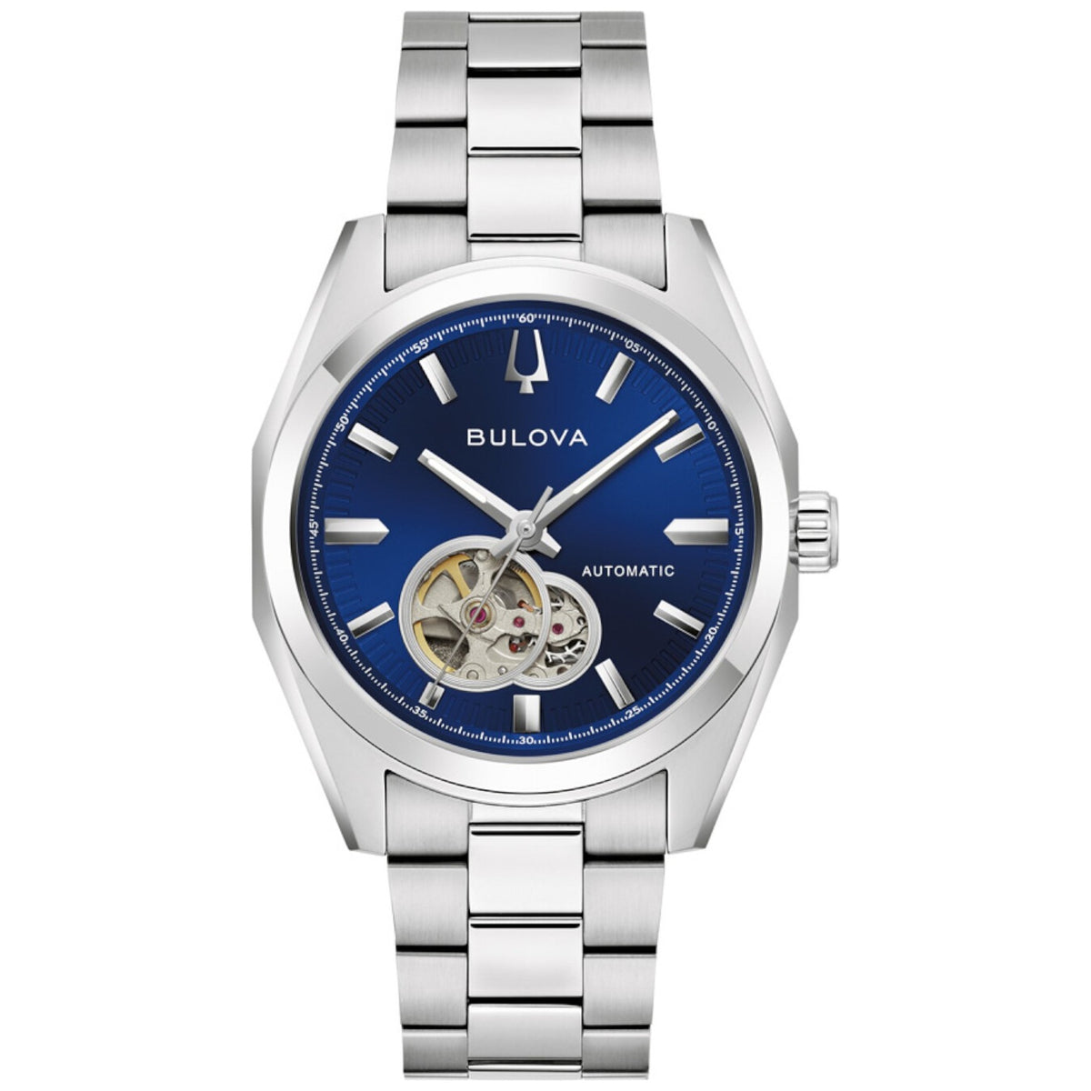 Montre Bulova 96A350 Surveyor Automatique 39mm Bleu Homme