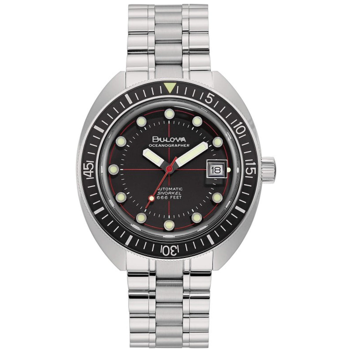 Bulova 96B344 Oceanographer Zwart Herenhorloge