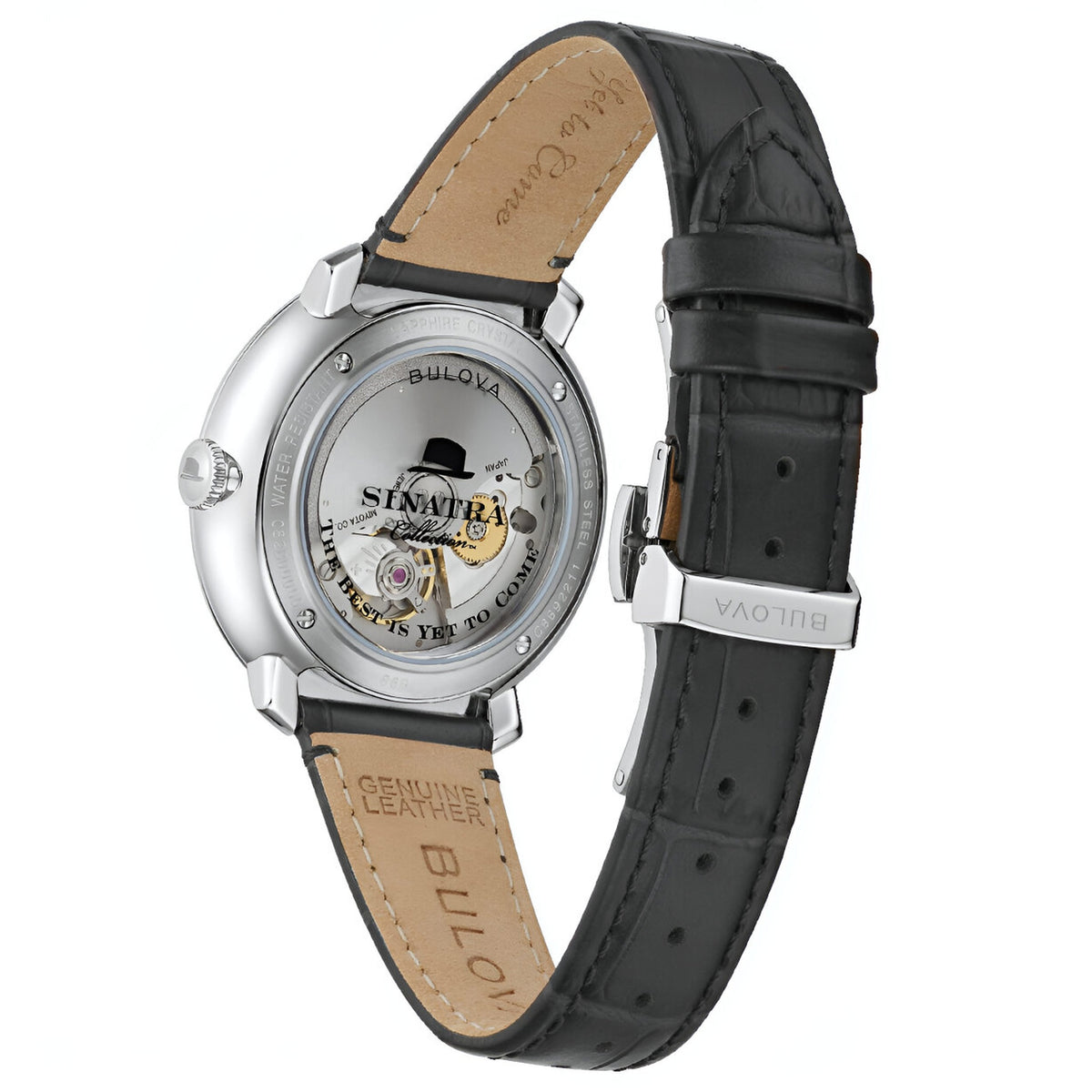 Montre Bulova 96B360 Édition Frank Sinatra Automatique Noir