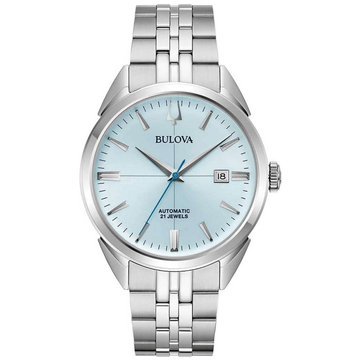 Montre Bulova 96B423 Sutton Automatique 41.5mm Bleu Homme