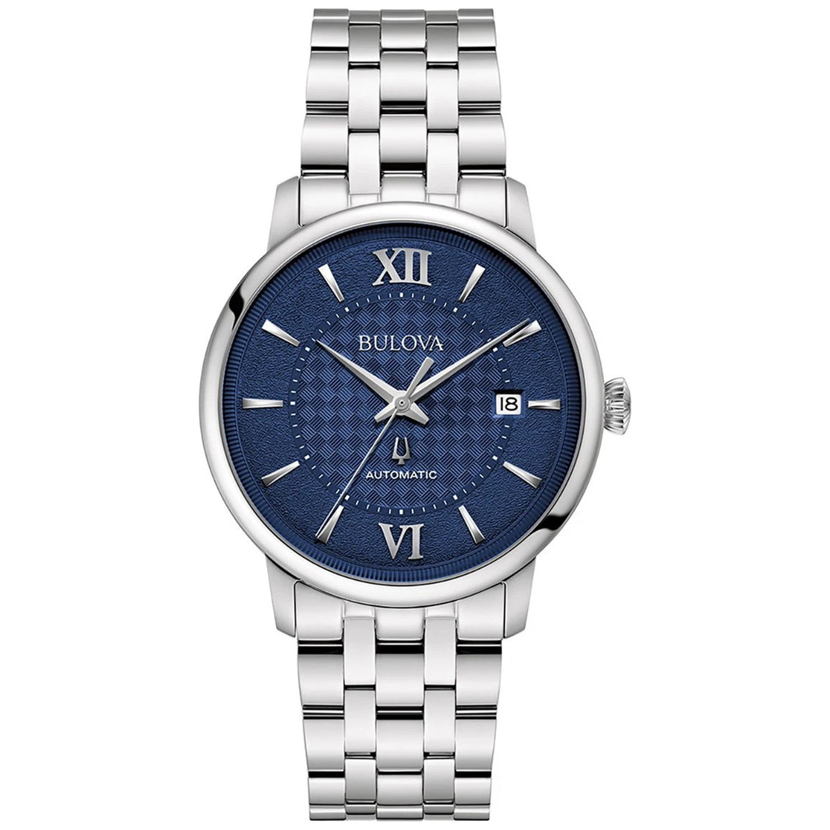 Bulova 96B447 Hudson Automatik Herrenuhr 39mm Blau