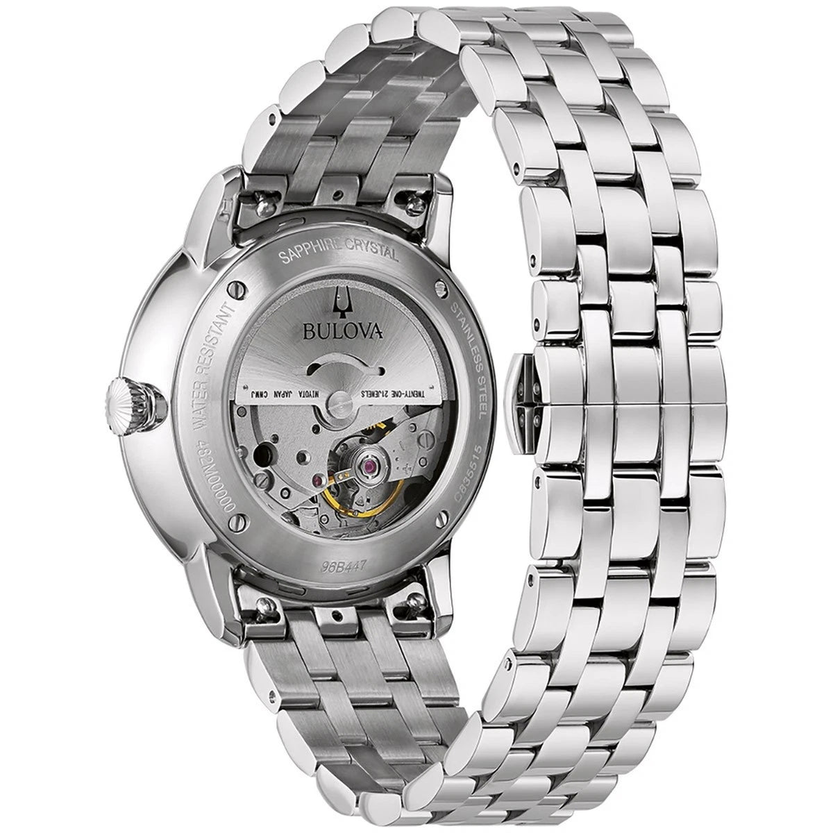 Bulova 96B447 Hudson Automatik Herrenuhr 39mm Blau