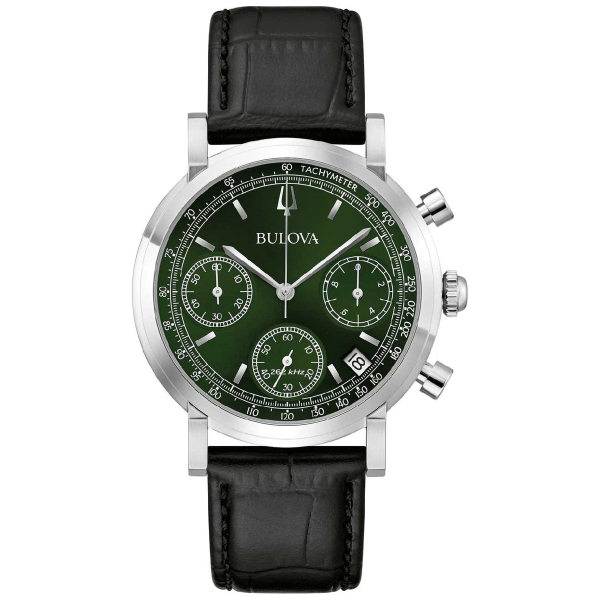 Reloj Bulova 96B457 Misc Classic Cronógrafo 39mm Cuero Verde Hombre