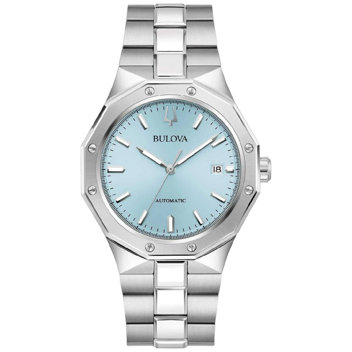 Montre Bulova 96B462 Octagon Automatique 40mm Bleu Homme