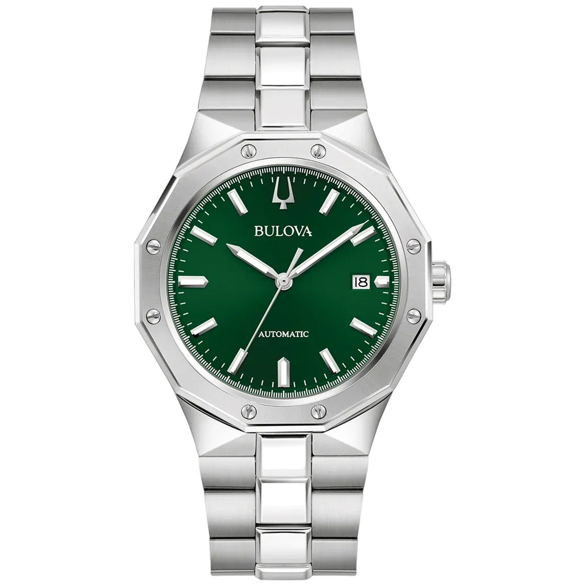 Bulova 96B464 Octagon Automatikuhr 40mm Schwarz Herren