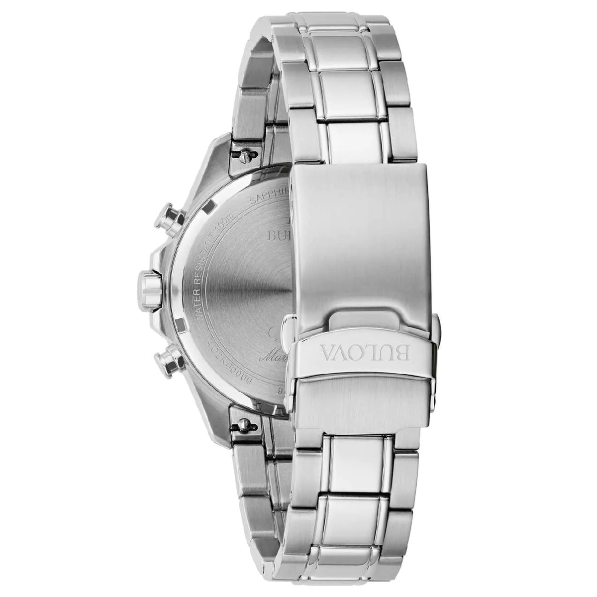 Bulova 96B465 Marine Star Series B Chronograph 43mm Herrenuhr Grün