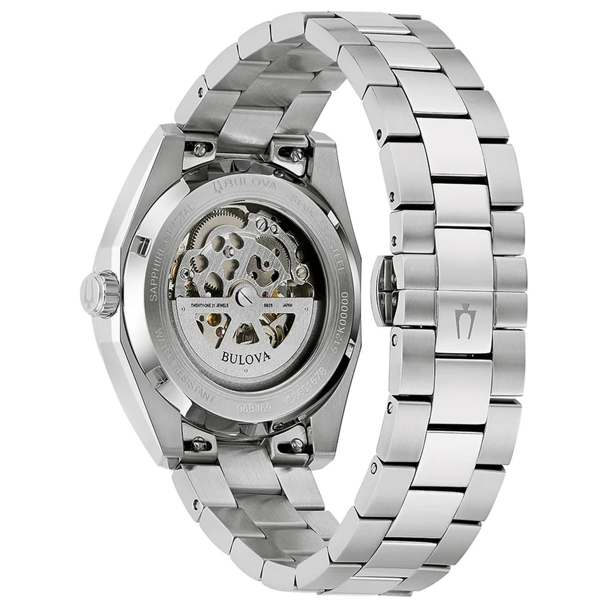 Bulova 96B469 Surveyor Automatikuhr 39mm Blau Herren