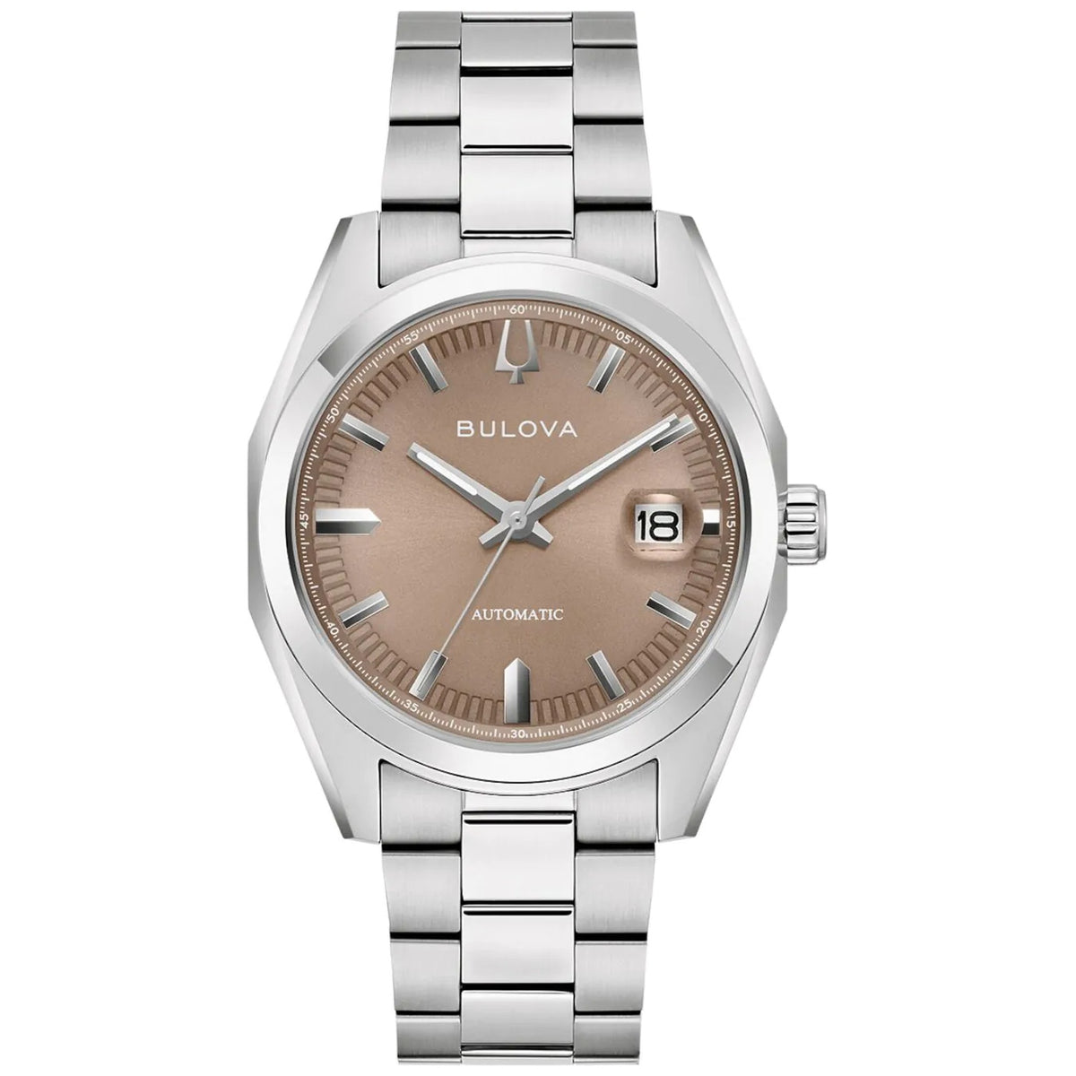 Bulova 96B470 Surveyor Automatic 39mm Brown Men's Watch
