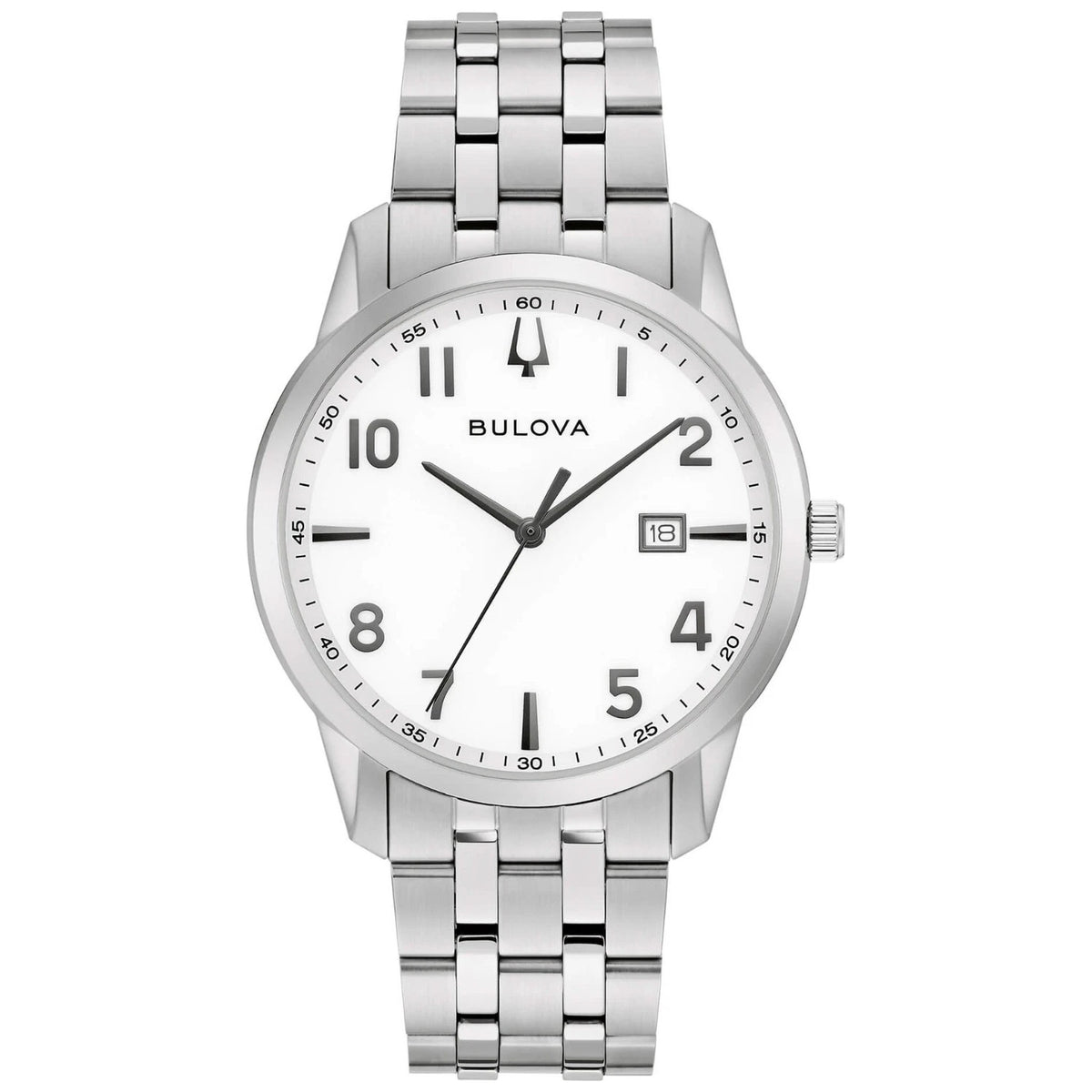 Reloj Bulova 96B474 Sutton 40mm Blanco Hombre