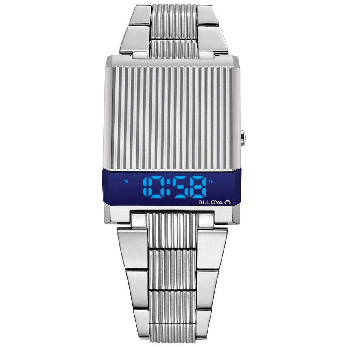 Bulova 96C139 Computron GMT 31,1x40,3mm Herrenuhr Blau
