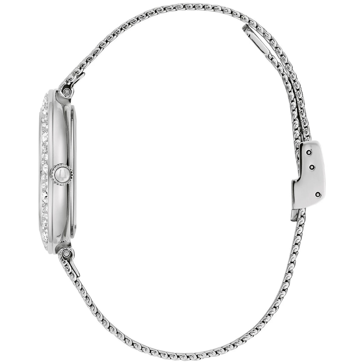 Bulova 96L329 Diamonds 32mm Silver Women's Watch