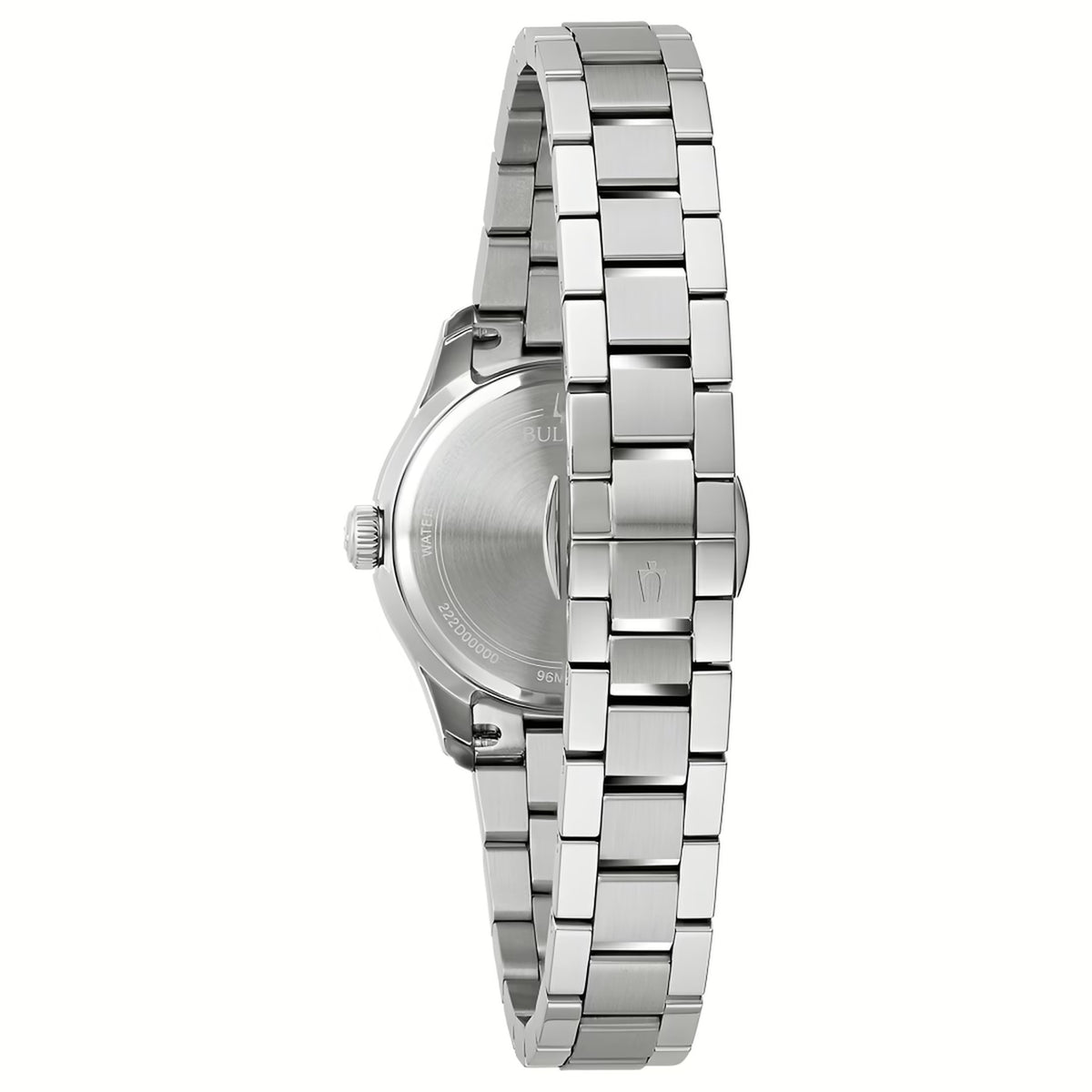 Montre Bulova 96M162 Wilton Argenté Bleu Femme Quartz