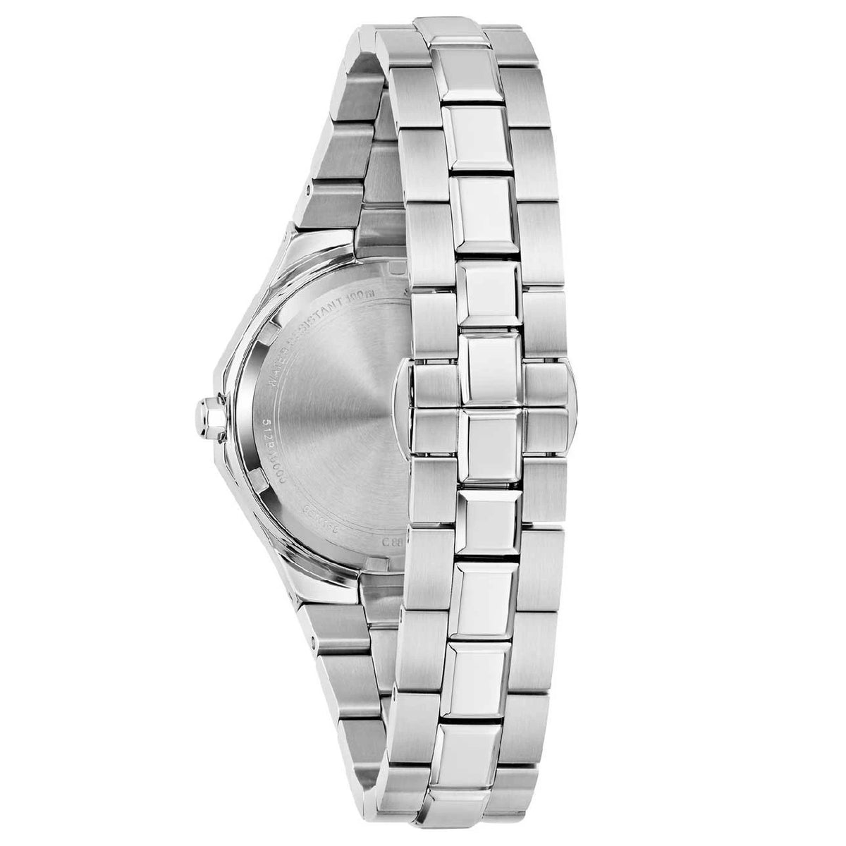 Bulova 96M169 Octagon 32mm Damenuhr Blau