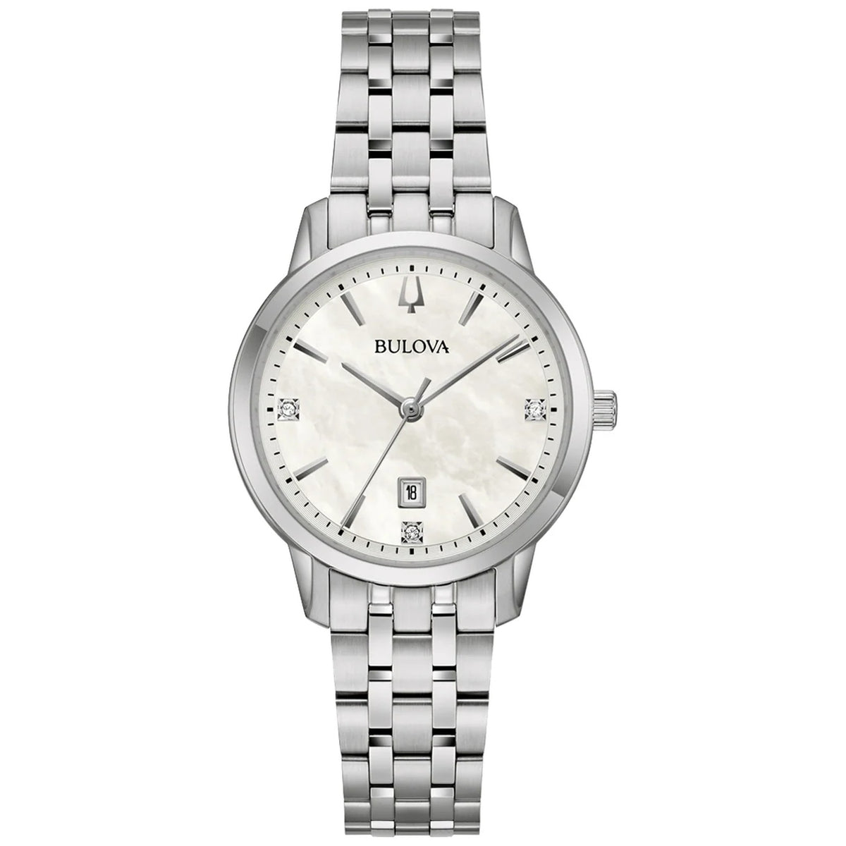 Bulova 96P233 Sutton Diamonds 31mm Mother-of-Pearl Women's Watch