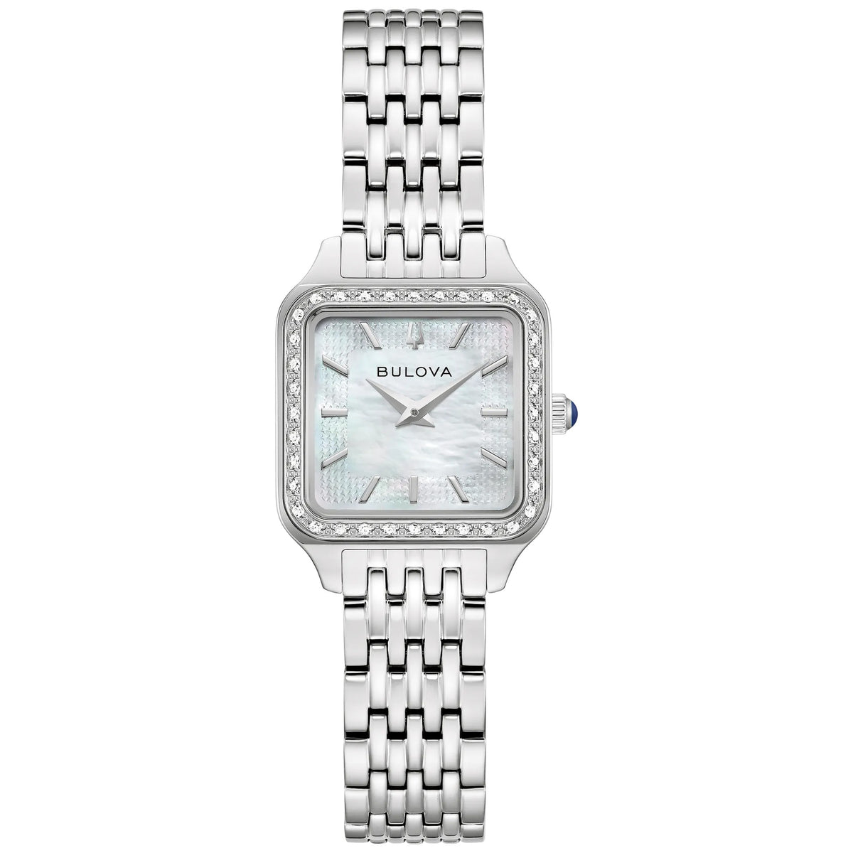 Bulova 96R256 Sutton Diamond Mother-of-Pearl Dial 23mm Women's Watch